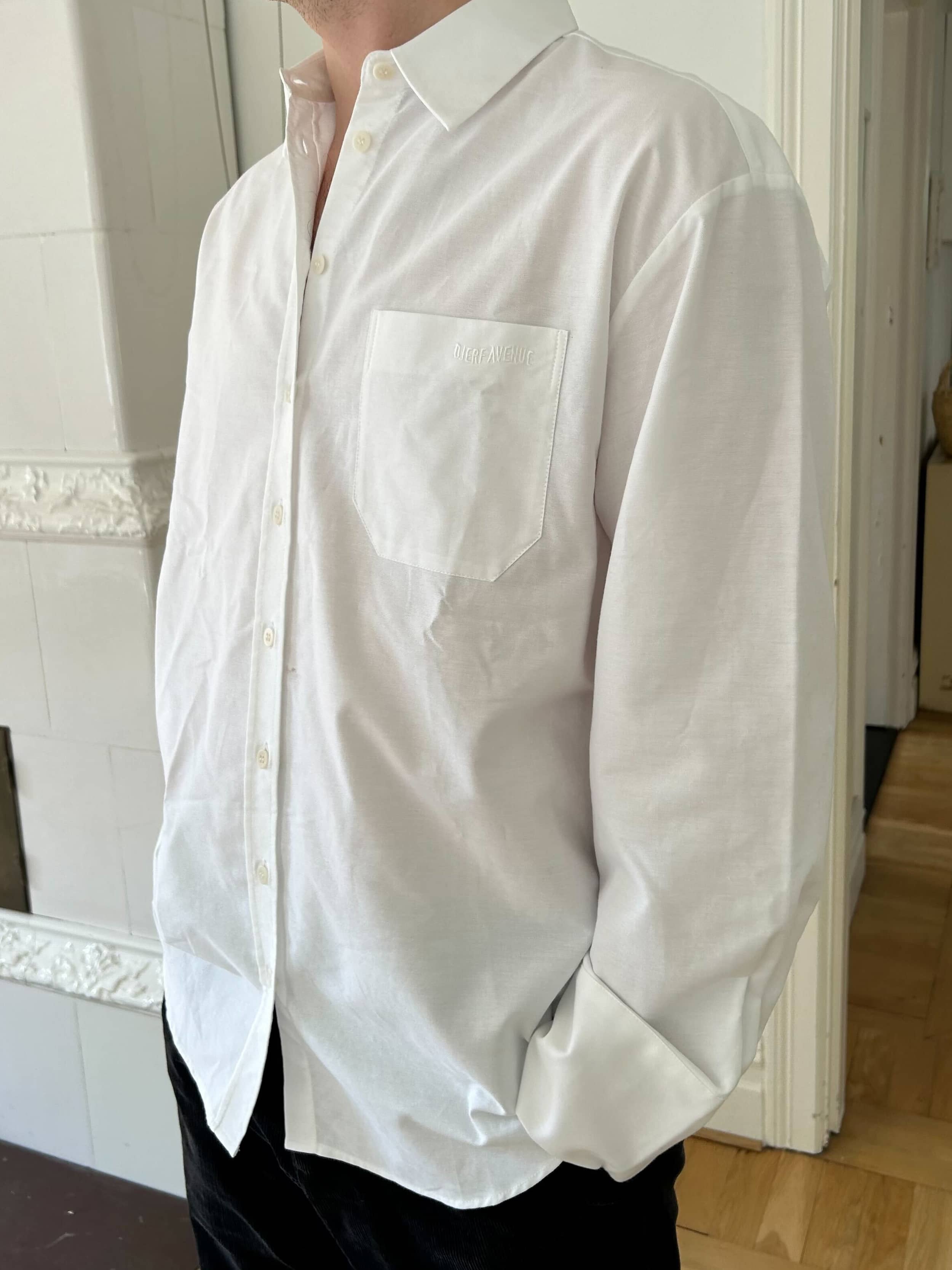 Djerf Avenue シャツ Breezy Classic Shirt White - White | Djerf Avenue