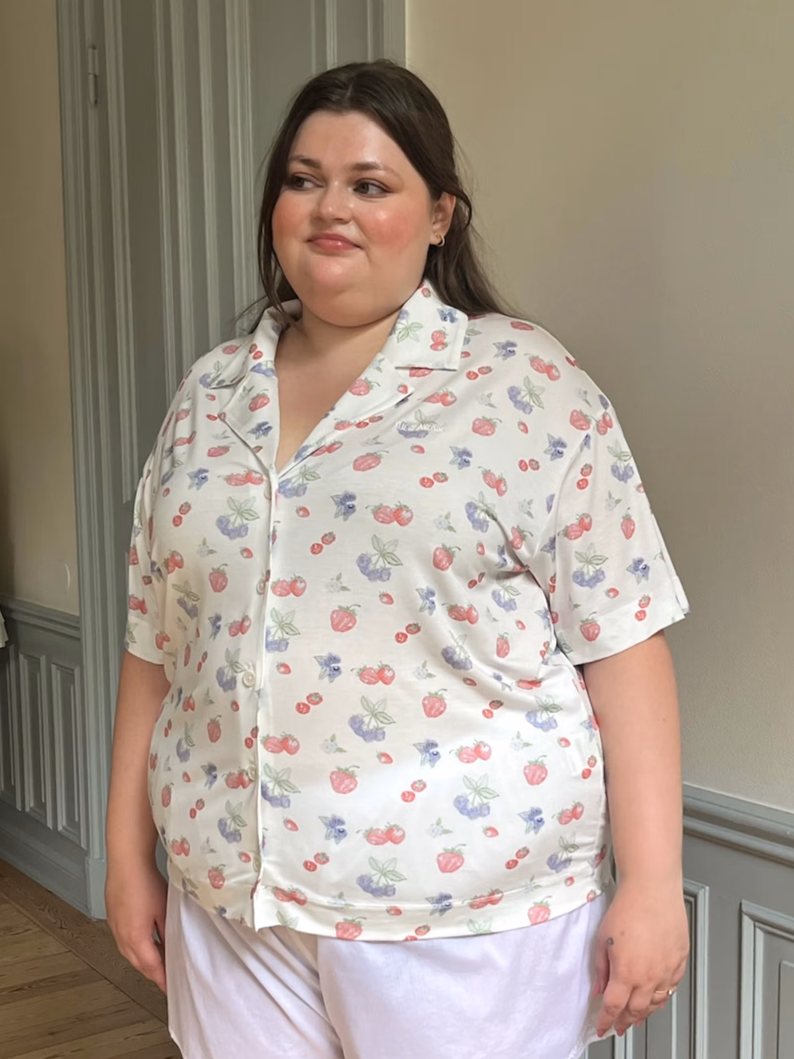 Go Slow Short Sleeve Top Summer Berries