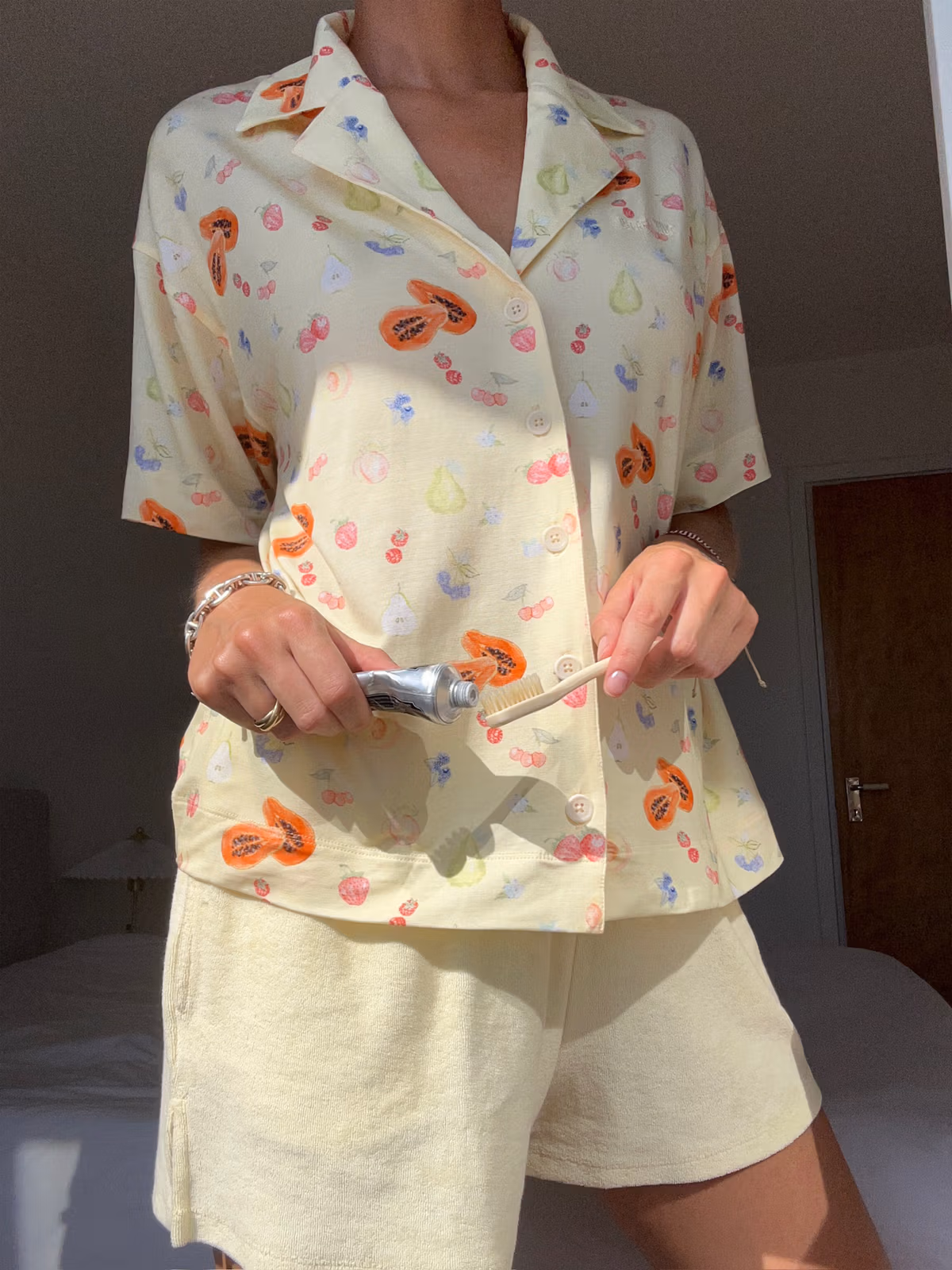 Go Slow Short Sleeve Top Fruit