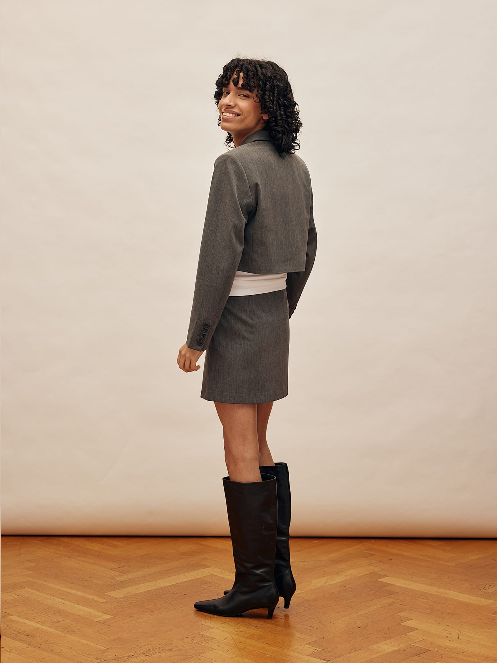 Must Have Mini Skirt Grey