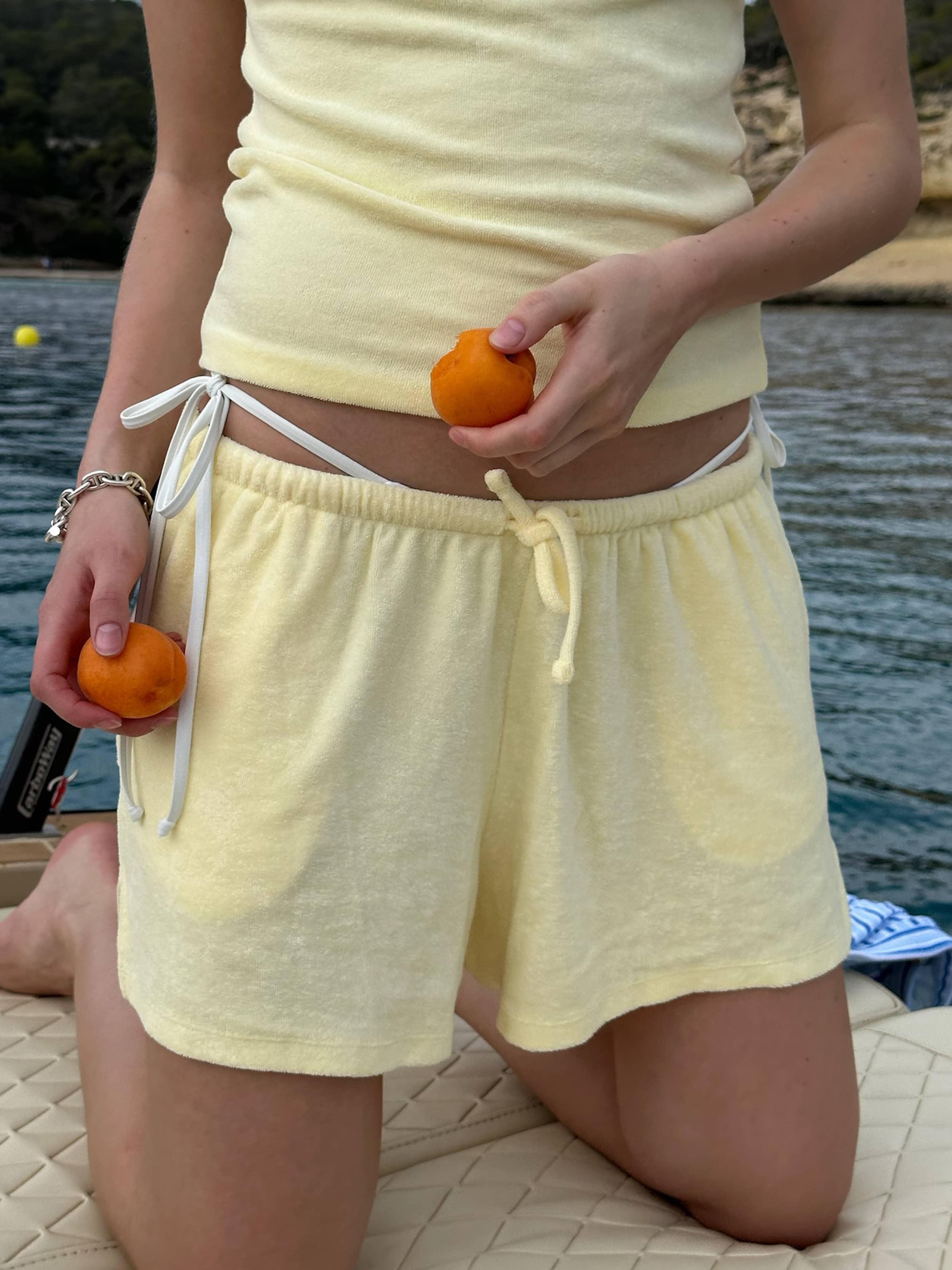 Terry Shorts Baby Sun - Baby Sun | Djerf Avenue