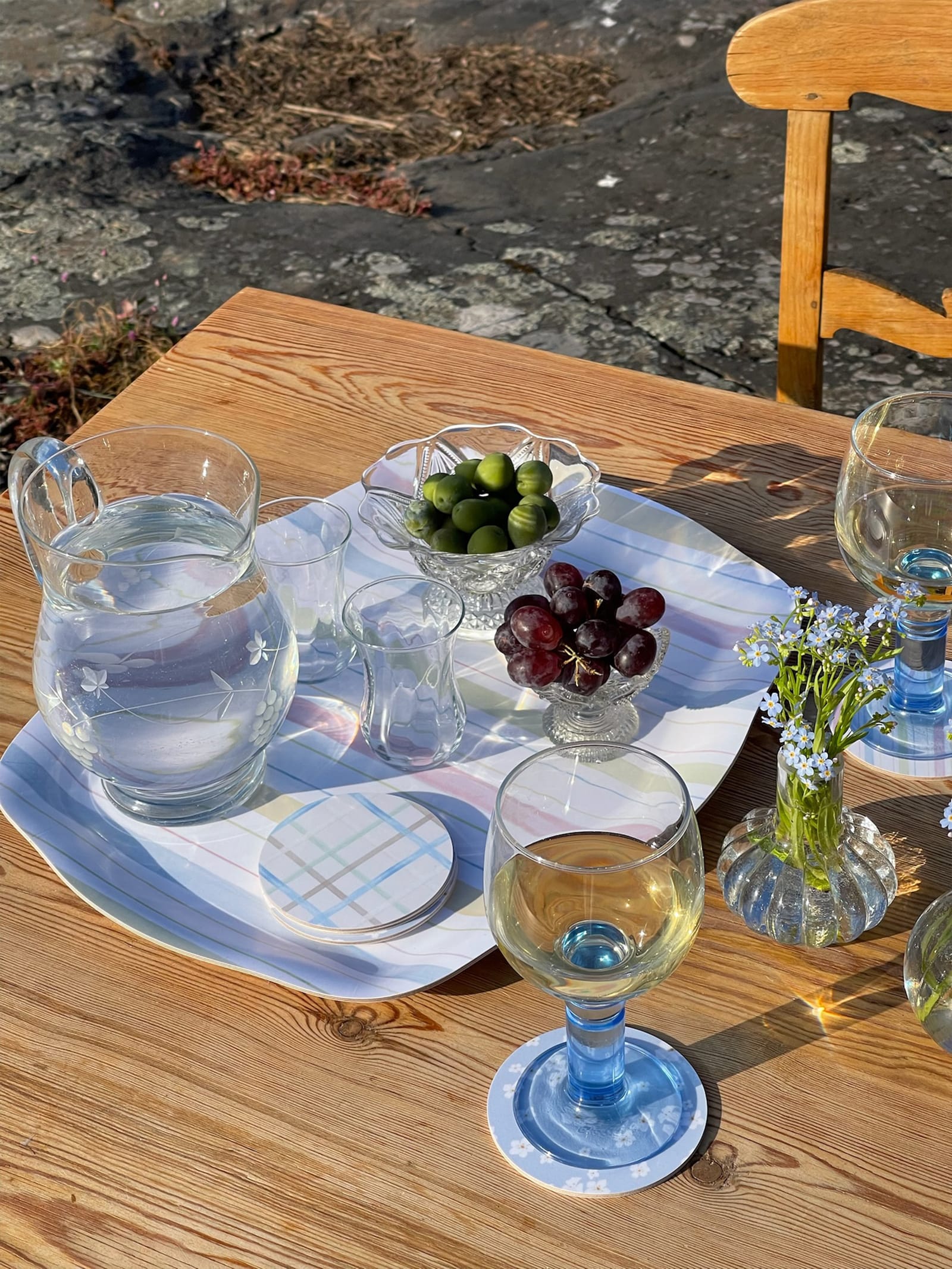 Daily Coasters Gingham - 4 pieces