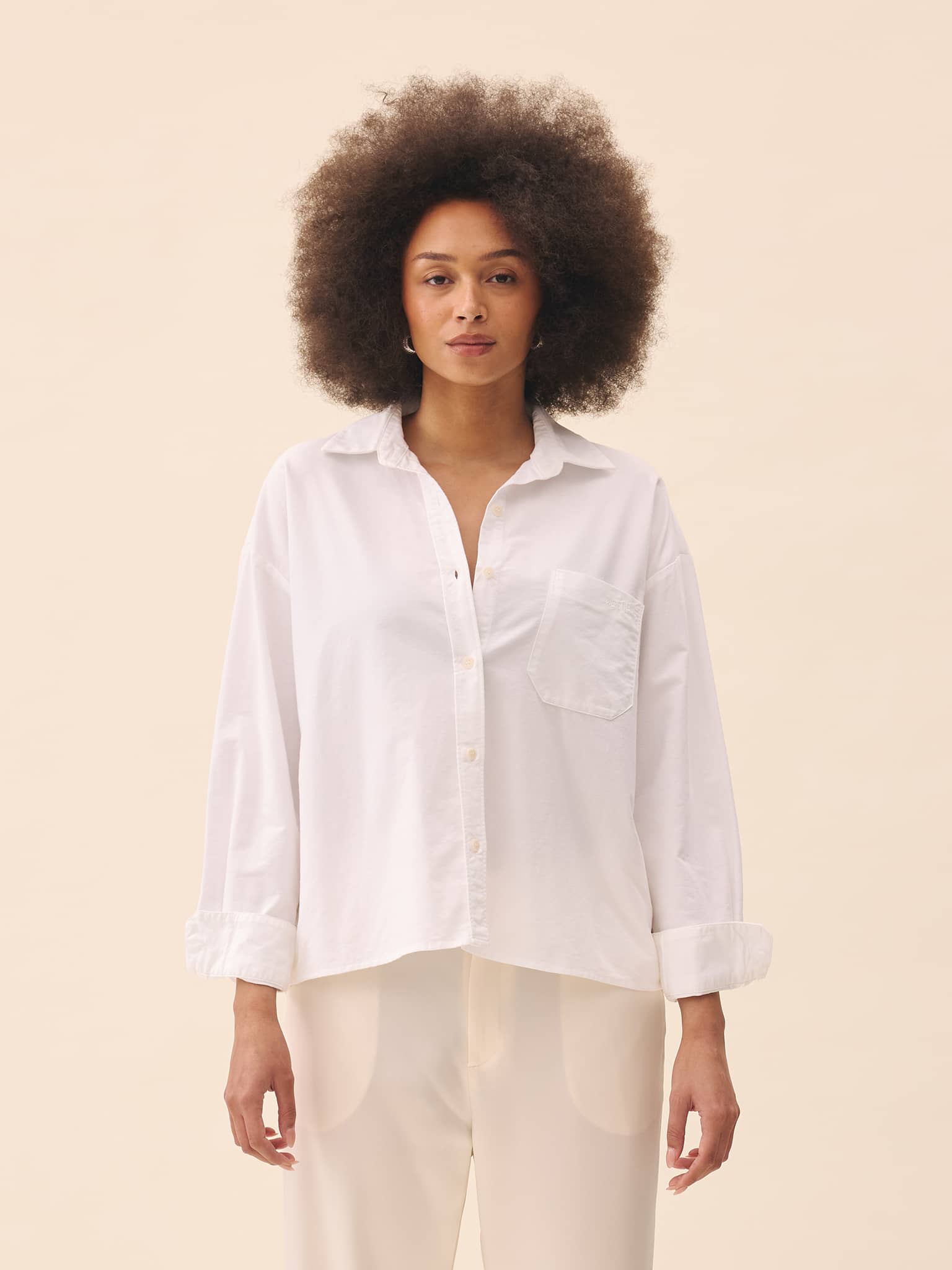 Breezy Shirt White - White | Djerf Avenue