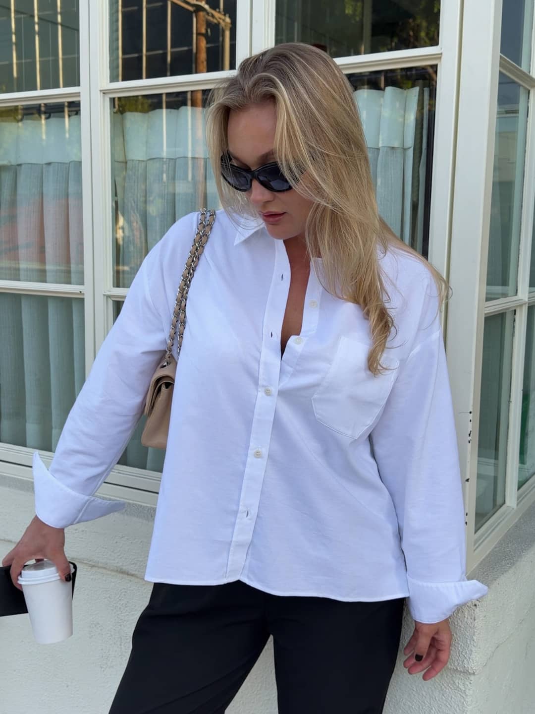 Breezy Shirt White - White | Djerf Avenue
