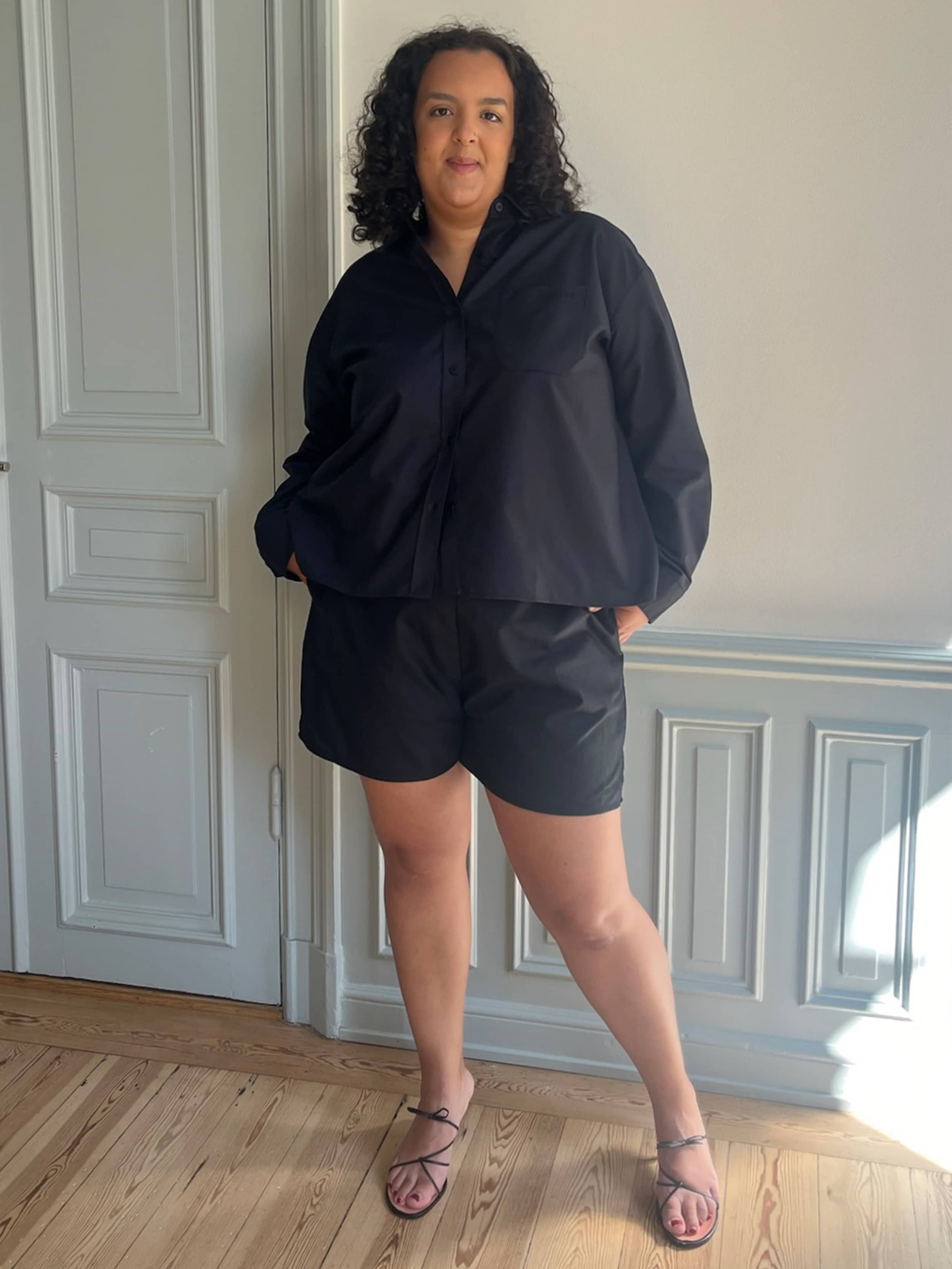 Breezy Shirt Black - Black | Djerf Avenue