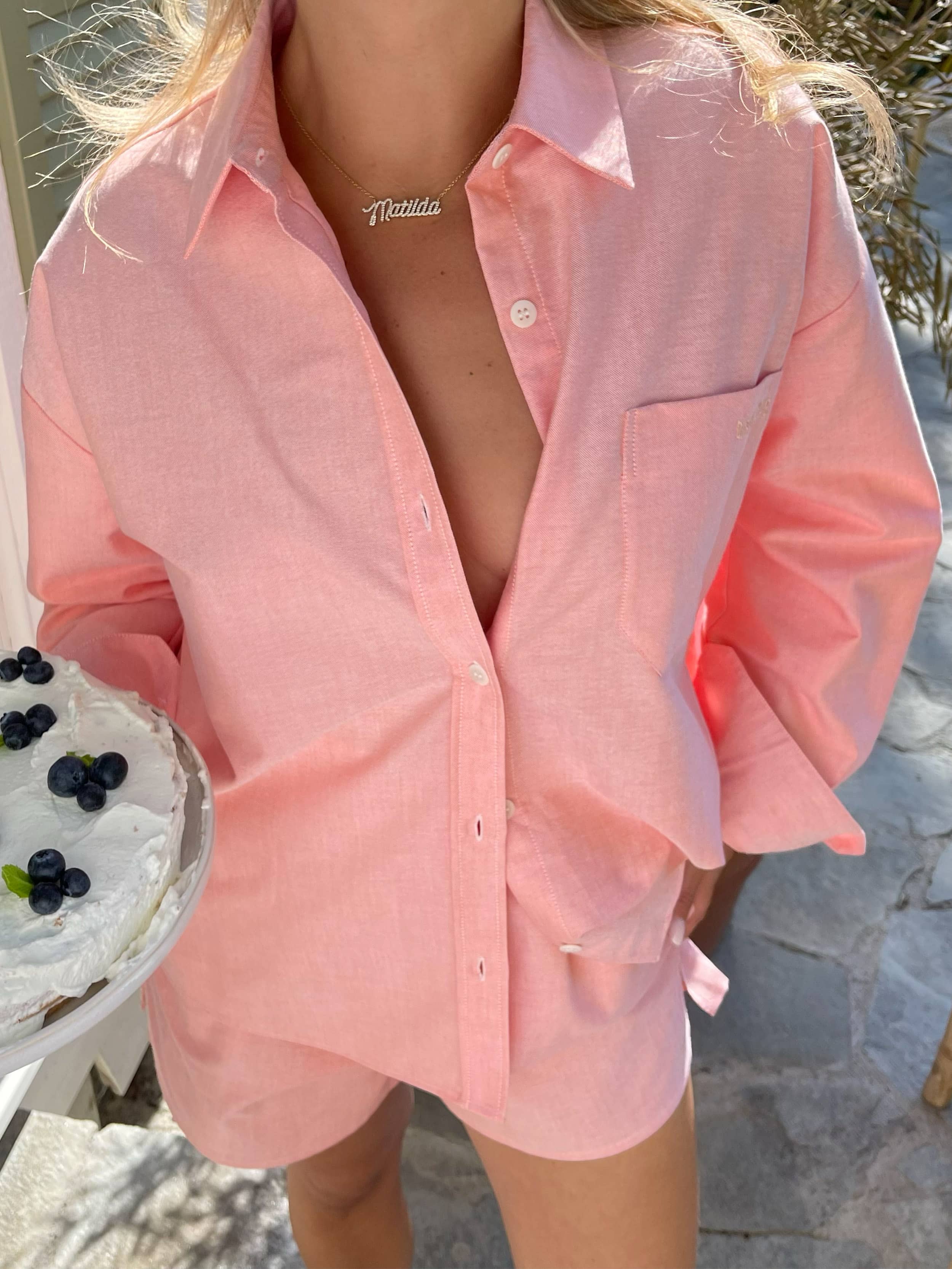 Breezy Shirt Apricot - Apricot | Djerf Avenue