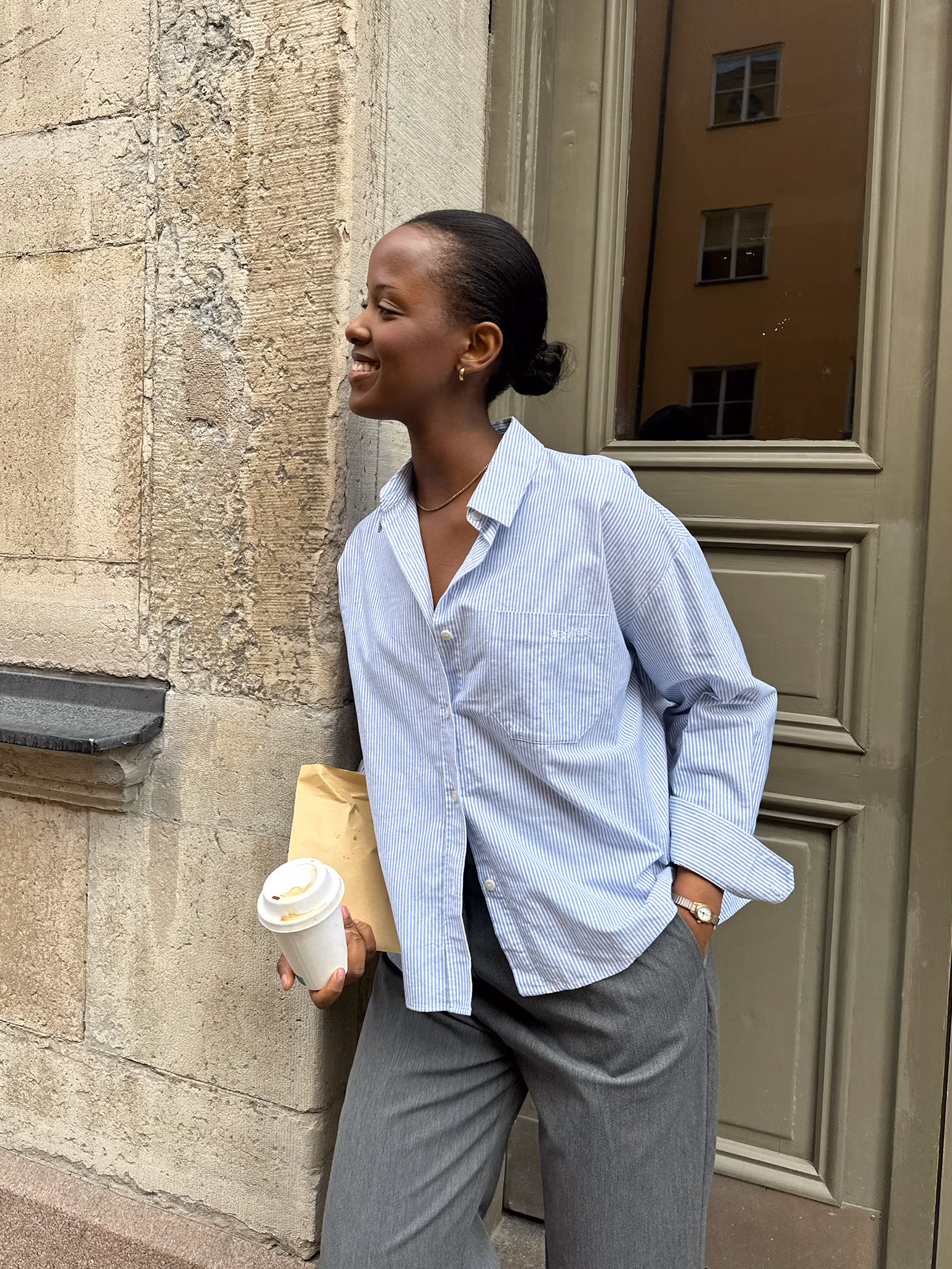 Breezy Shirt Blue Stripe