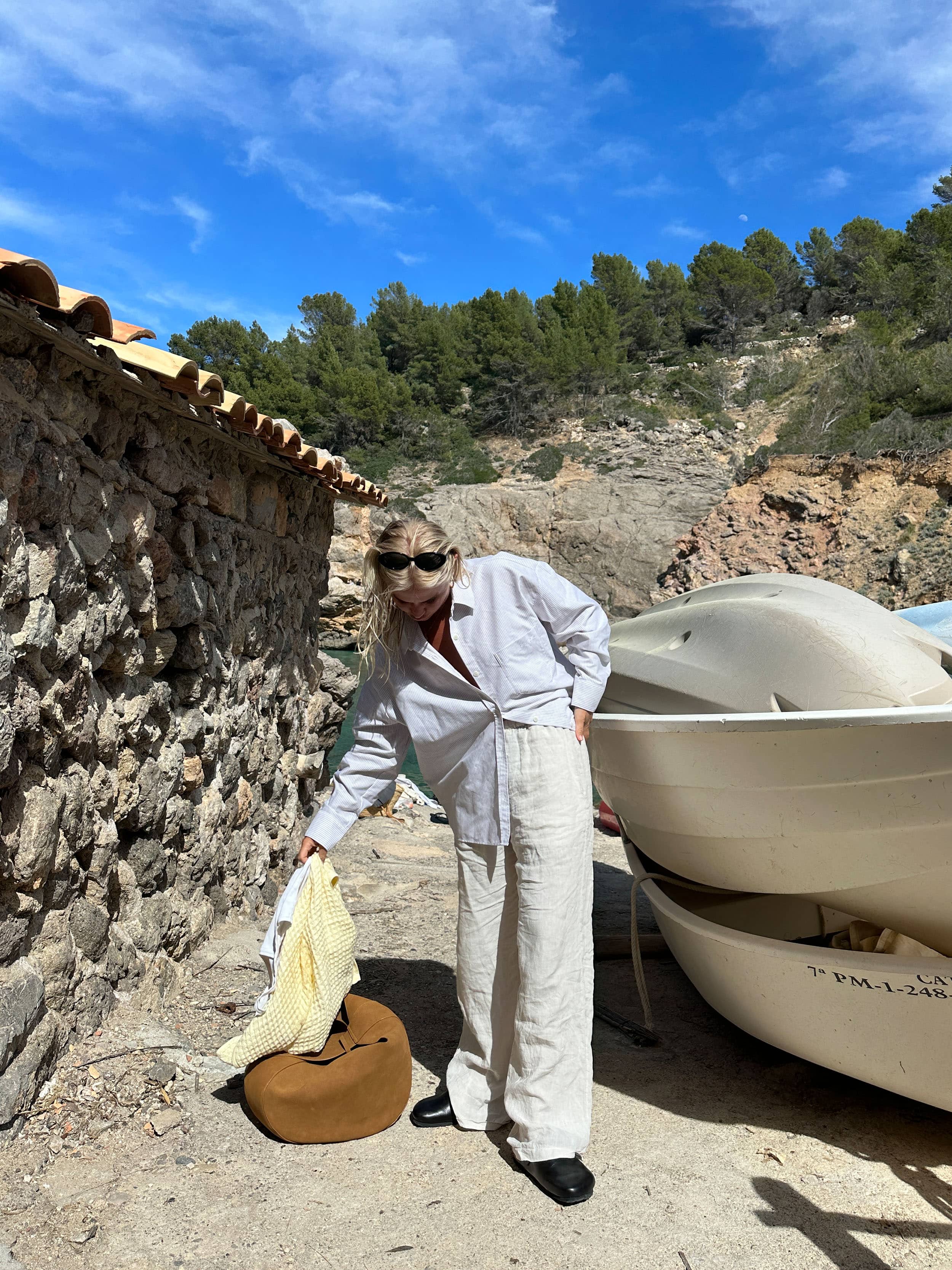 Breezy Shirt Beige Stripe - Beige stripe | Djerf Avenue