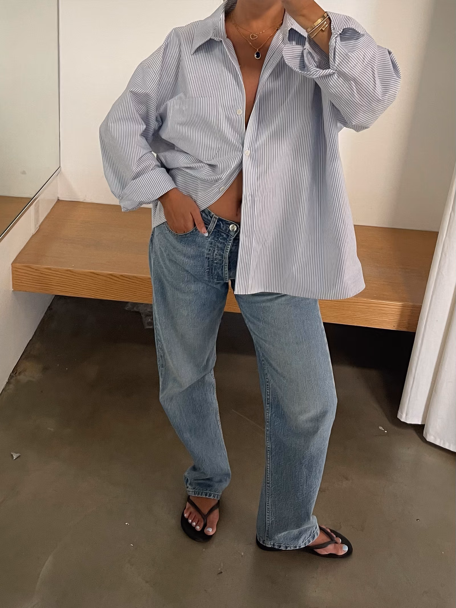 Breezy Shirt Blue Stripe