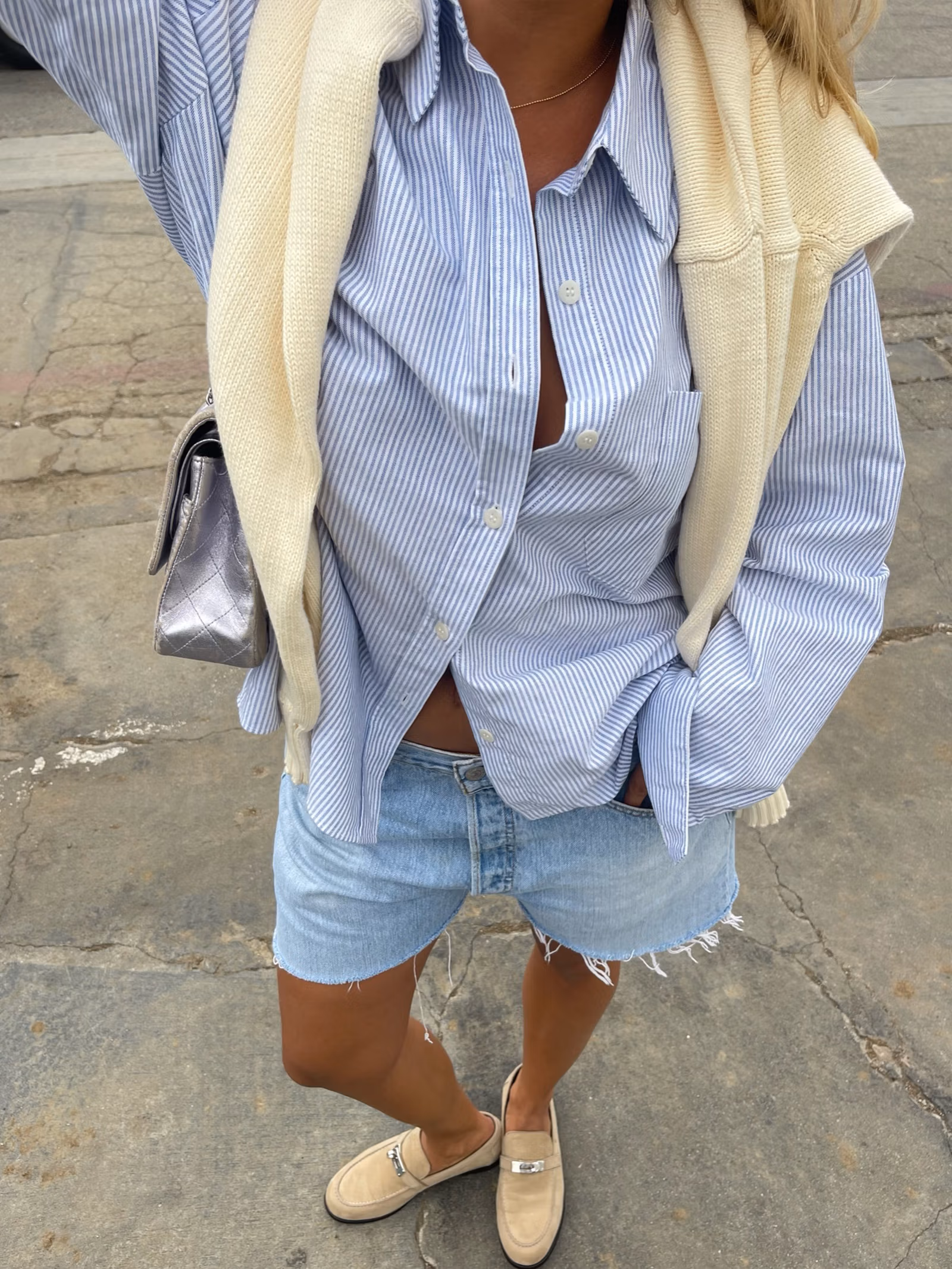 Breezy Shirt Blue Stripe