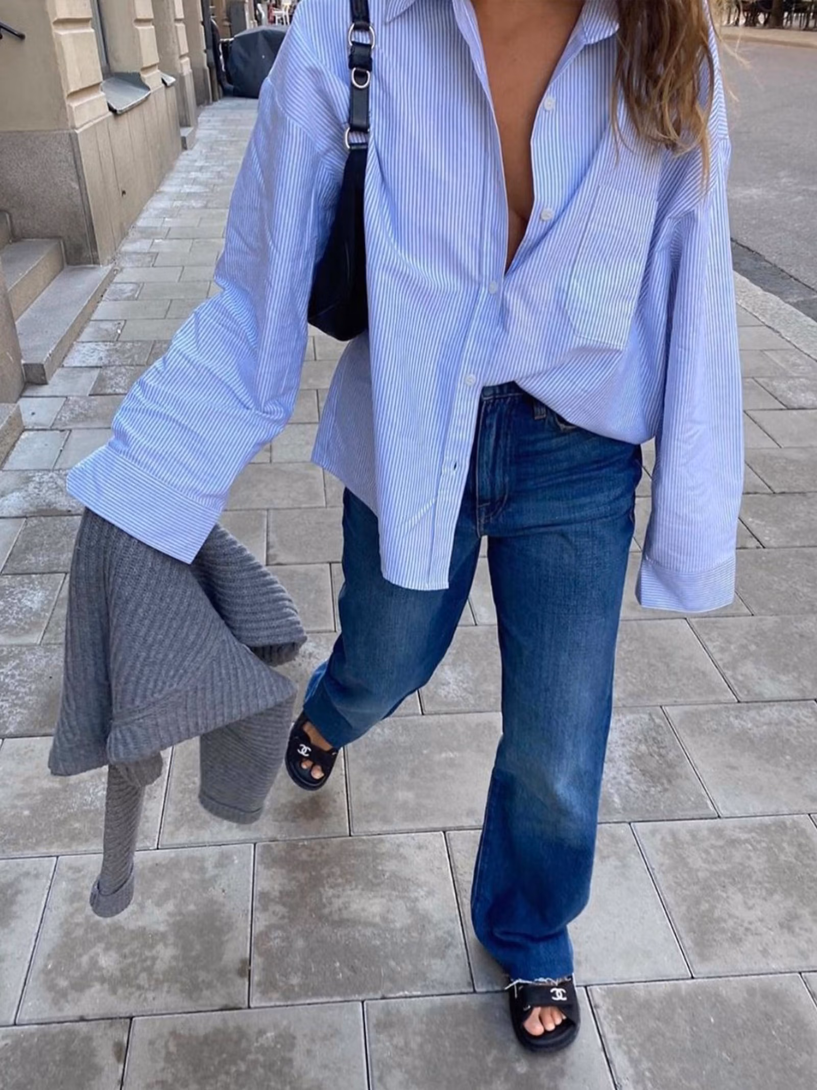 Breezy Shirt Blue Stripe