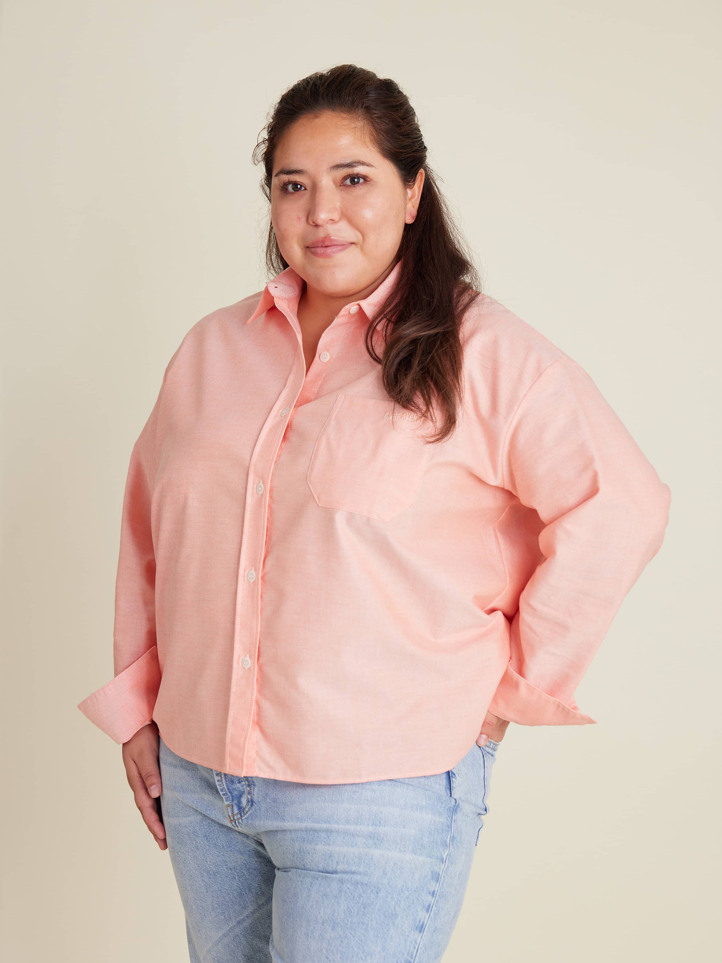 Breezy Shirt Apricot - Apricot | Djerf Avenue