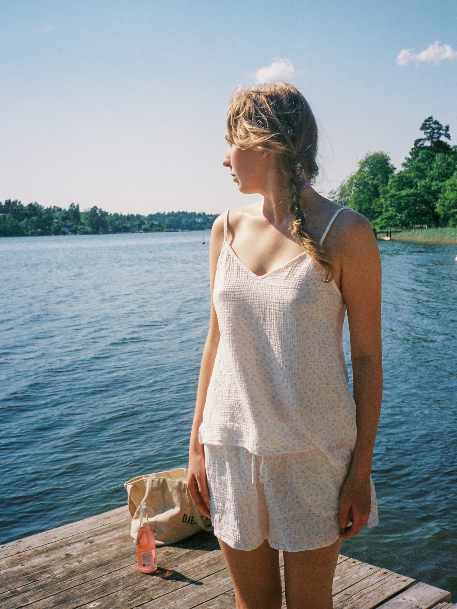 Muslin Strap Top Summer Field