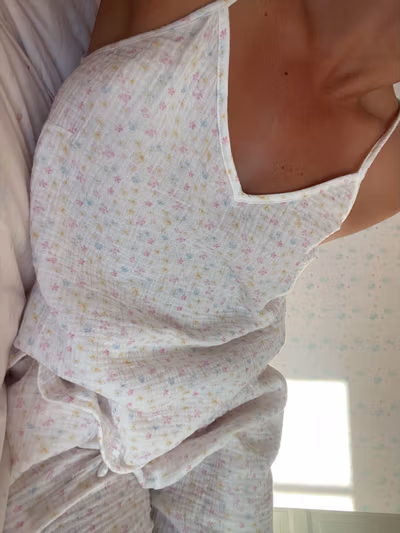 Muslin Strap Top Summer Field