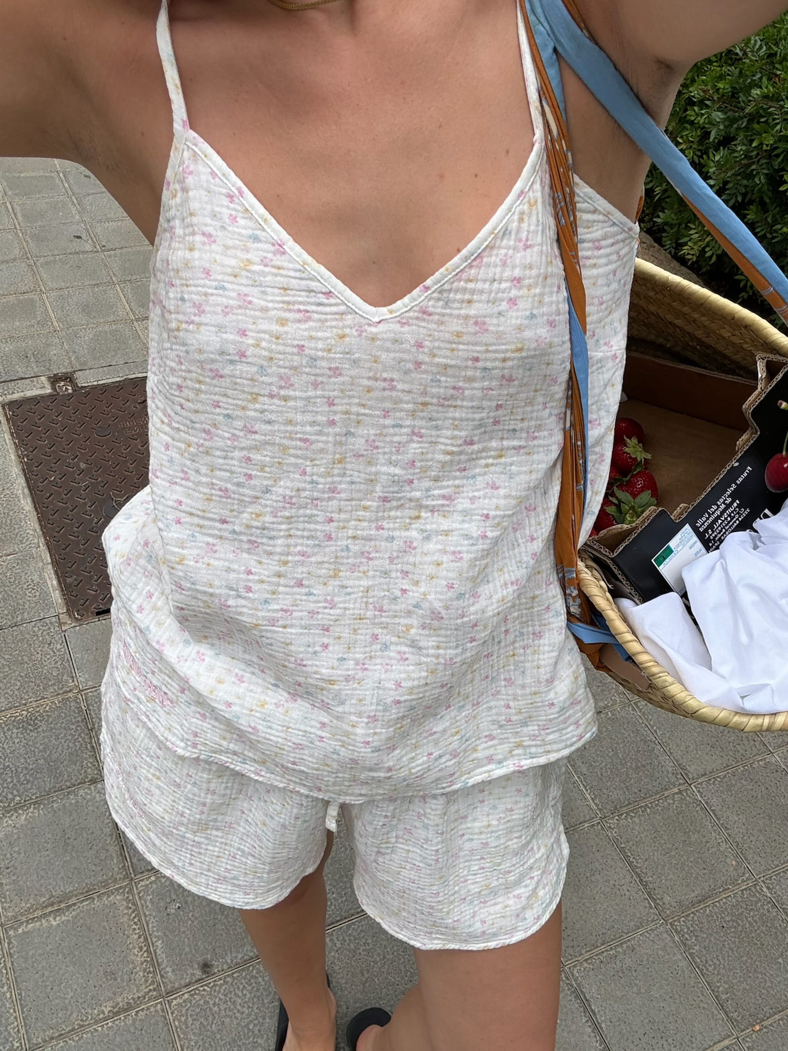 Muslin Strap Top Summer Field