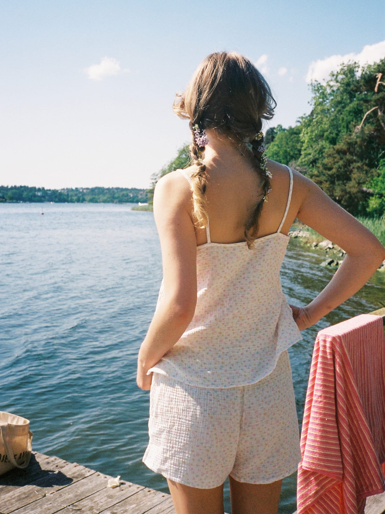 Muslin Strap Top Summer Field