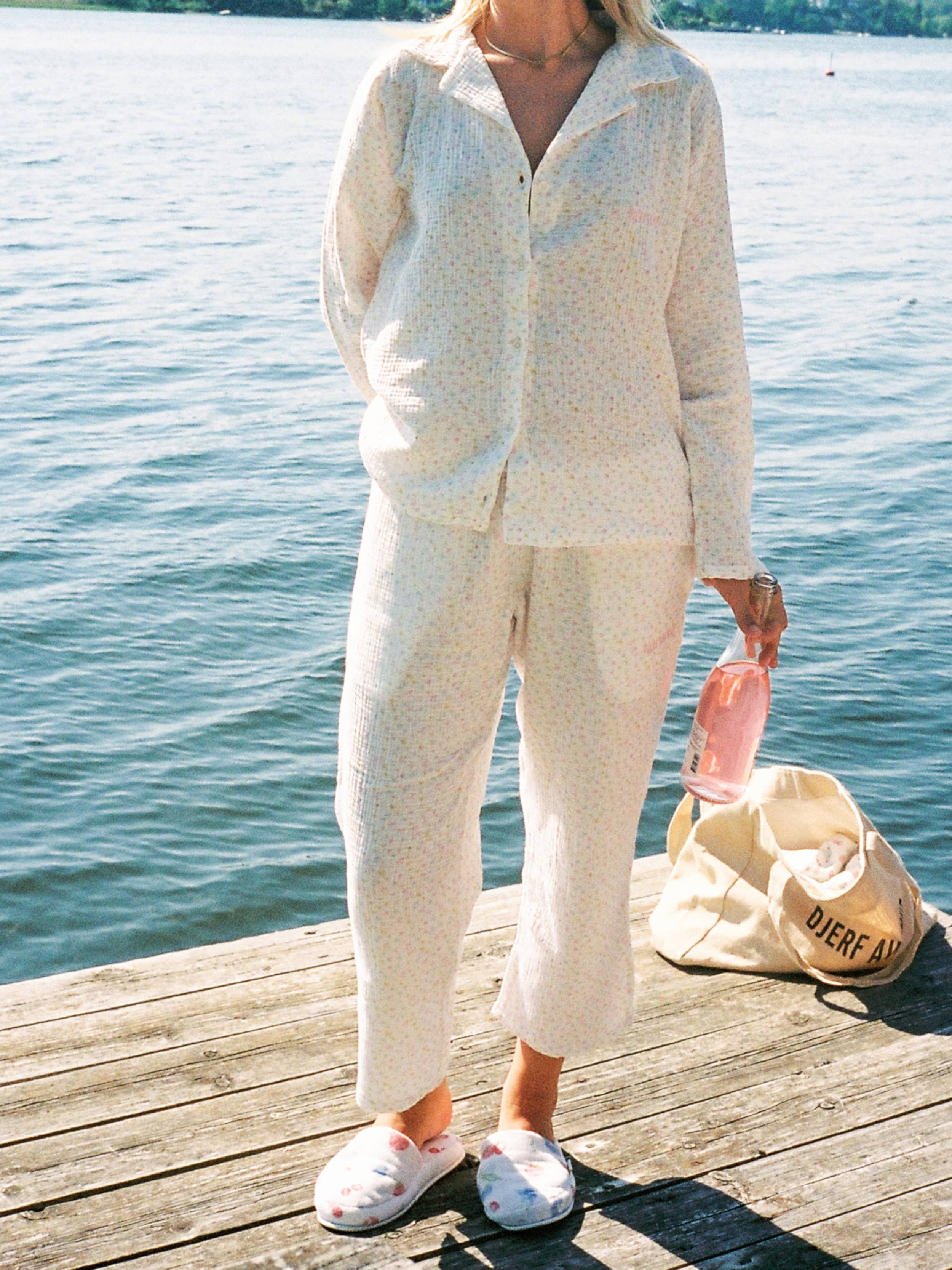 Muslin Pants Summer Field - Summer Field | Djerf Avenue