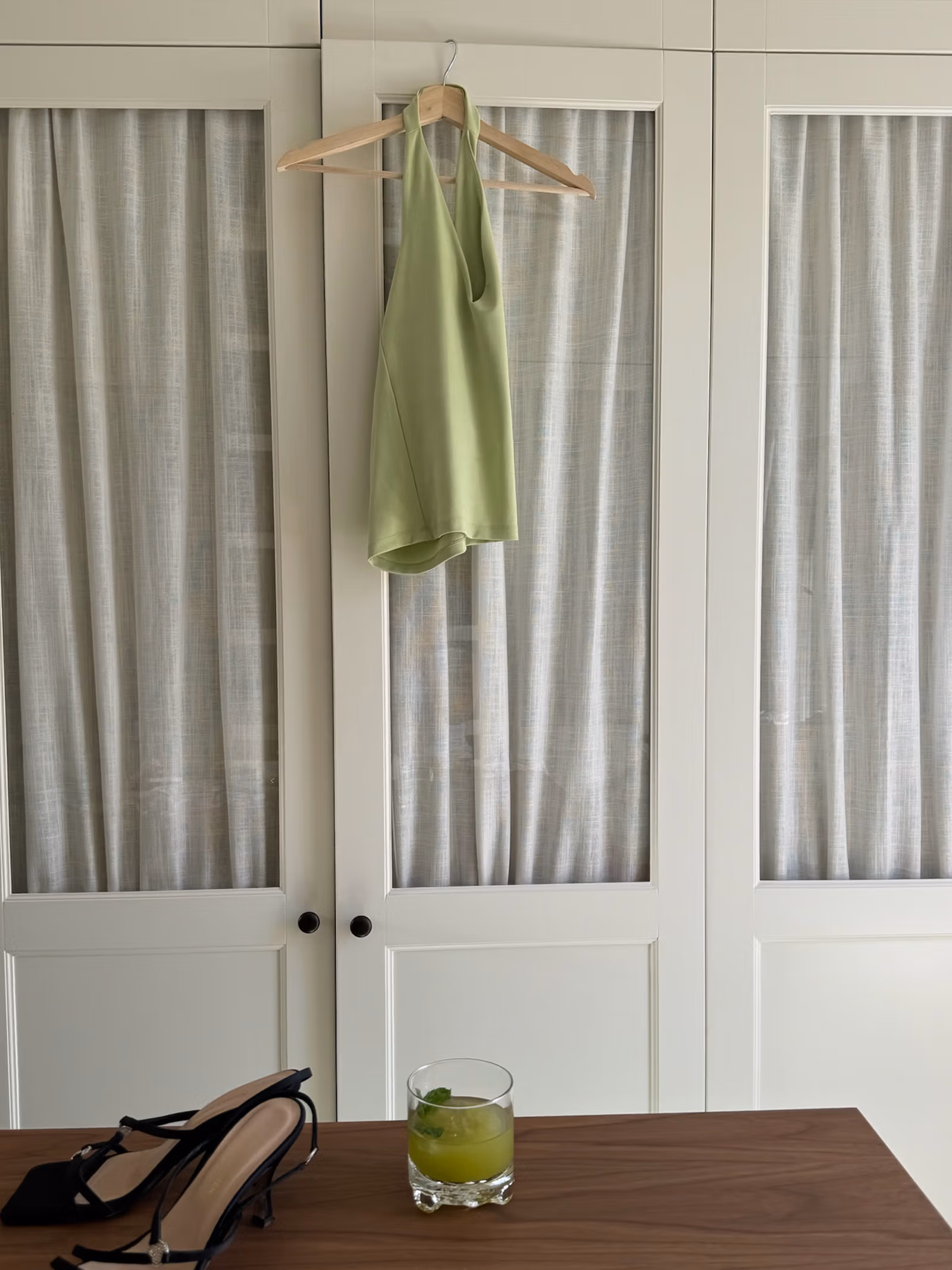 Peridot Halterneck Top Green