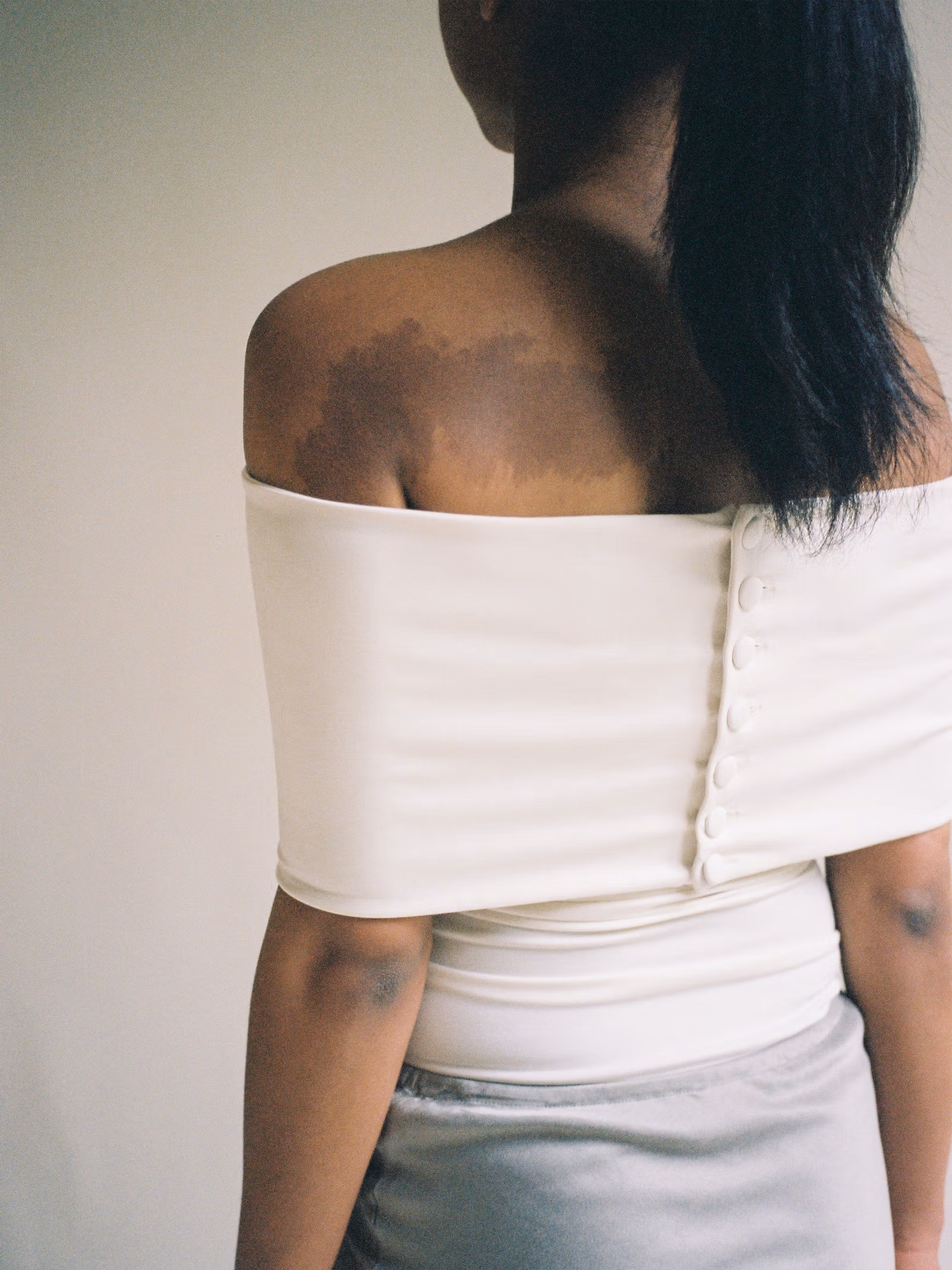 Selenite Off Shoulder Top Cream