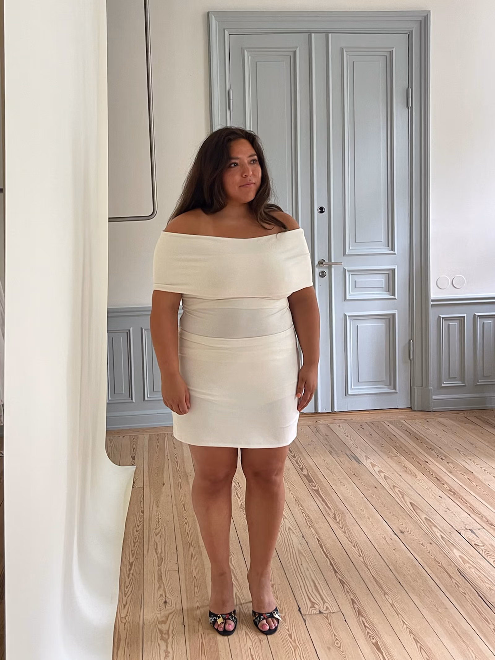 Selenite Off Shoulder Top Cream