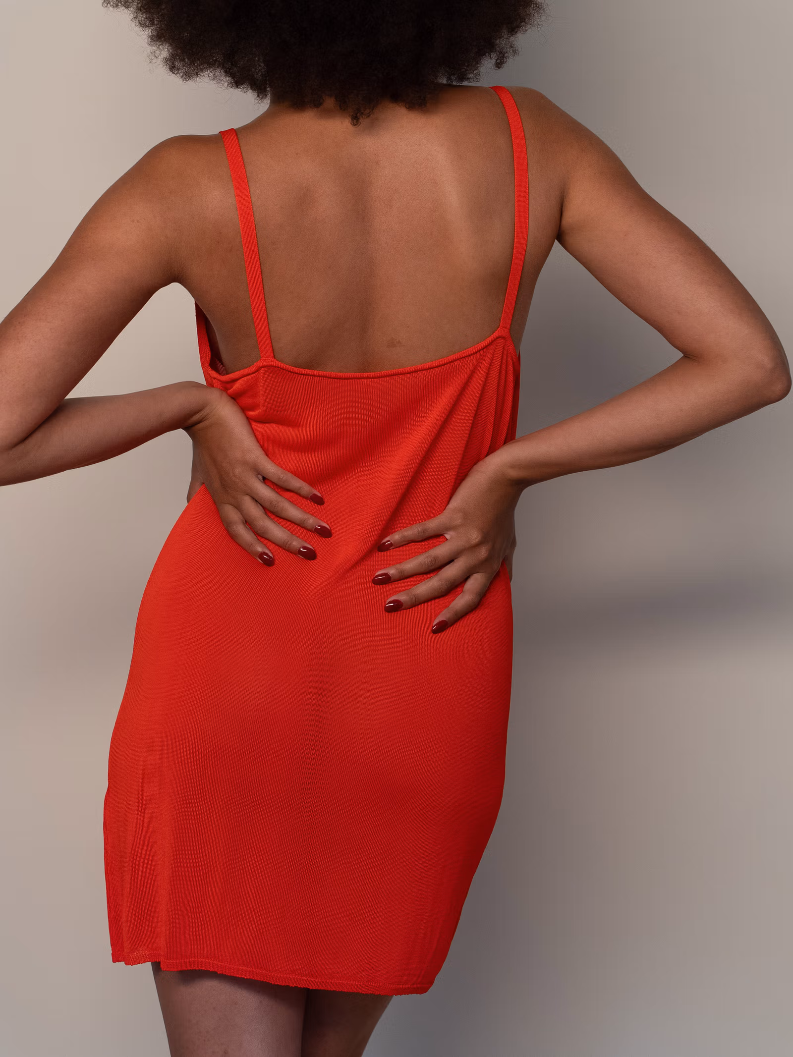 Citrine Mini Dress Red