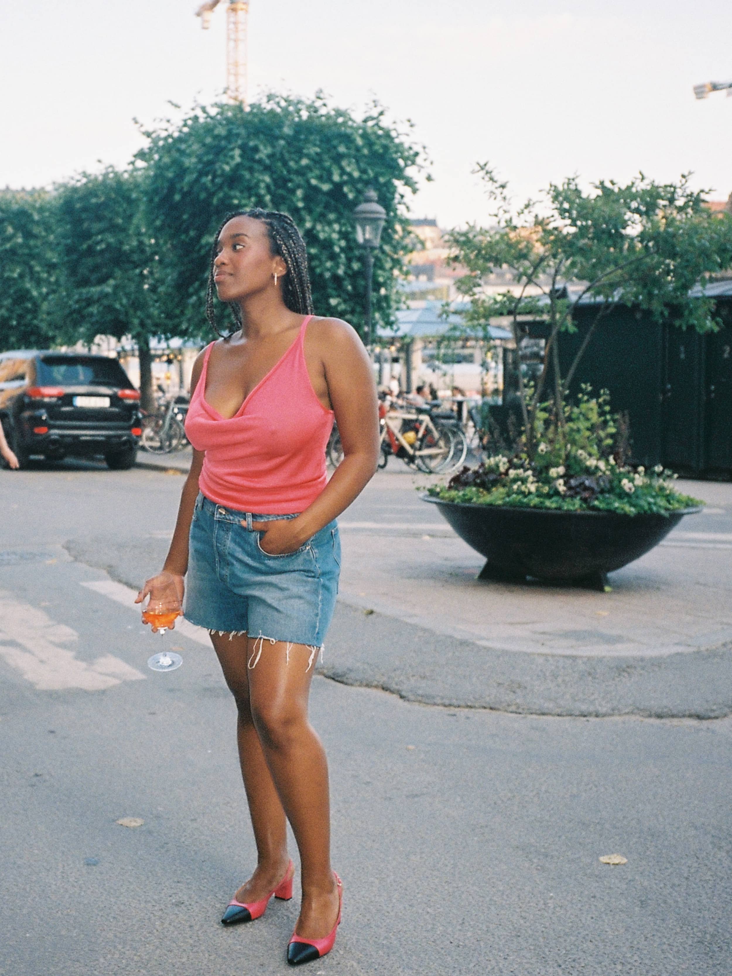 Garnet Top Pink - Pink | Djerf Avenue