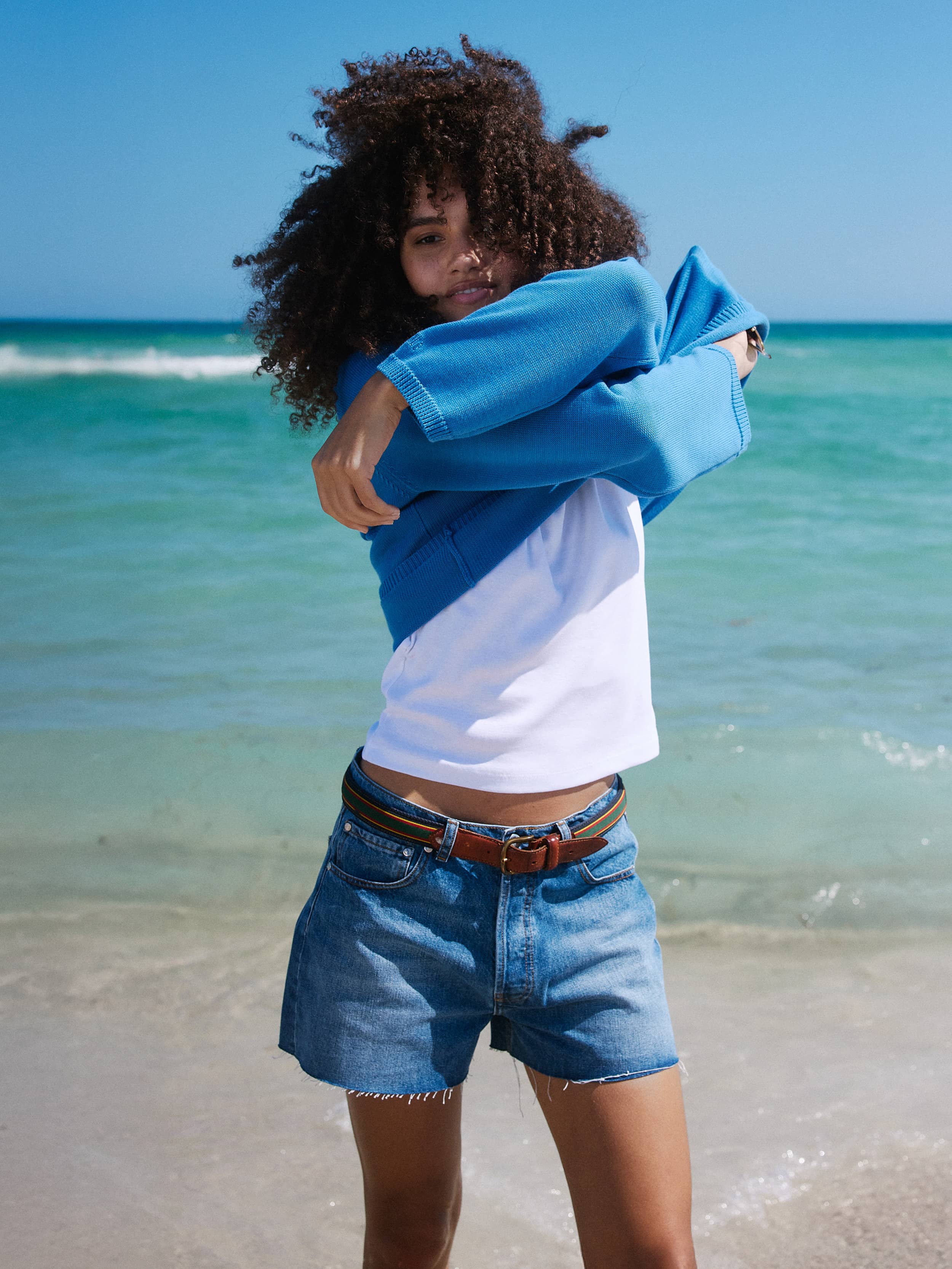 Denim Shorts Vintage Blue - Vintage Blue | Djerf Avenue