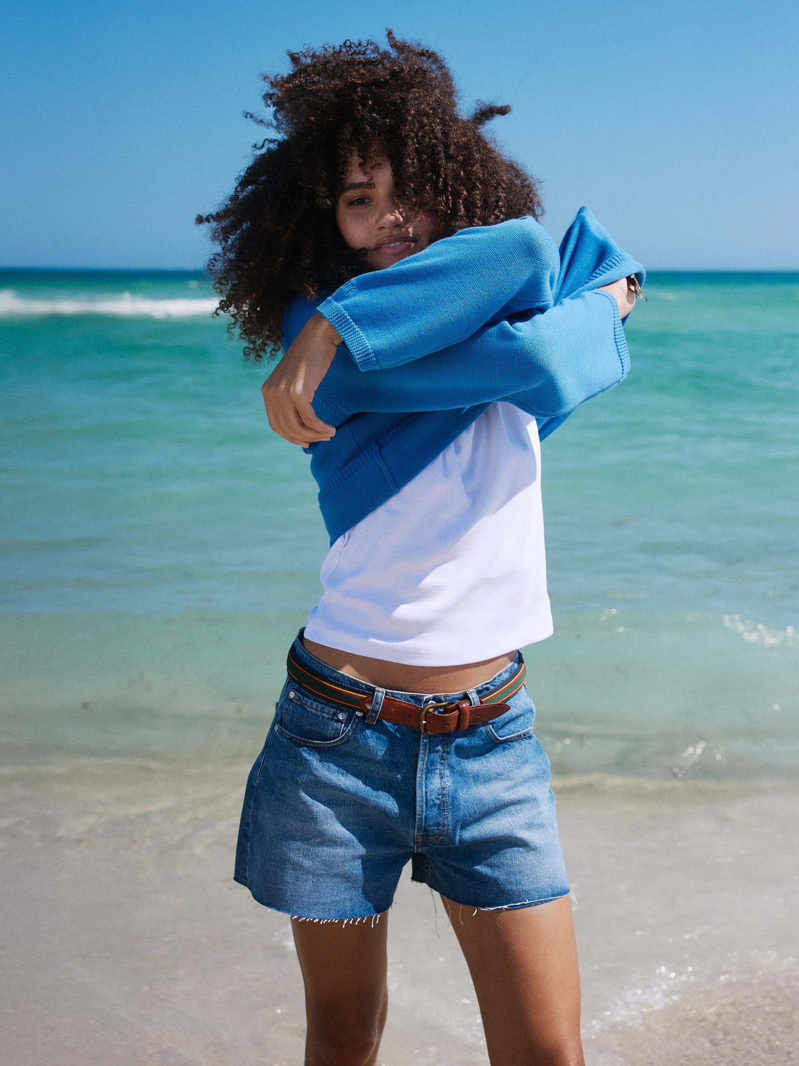 Denim Shorts Vintage Blue
