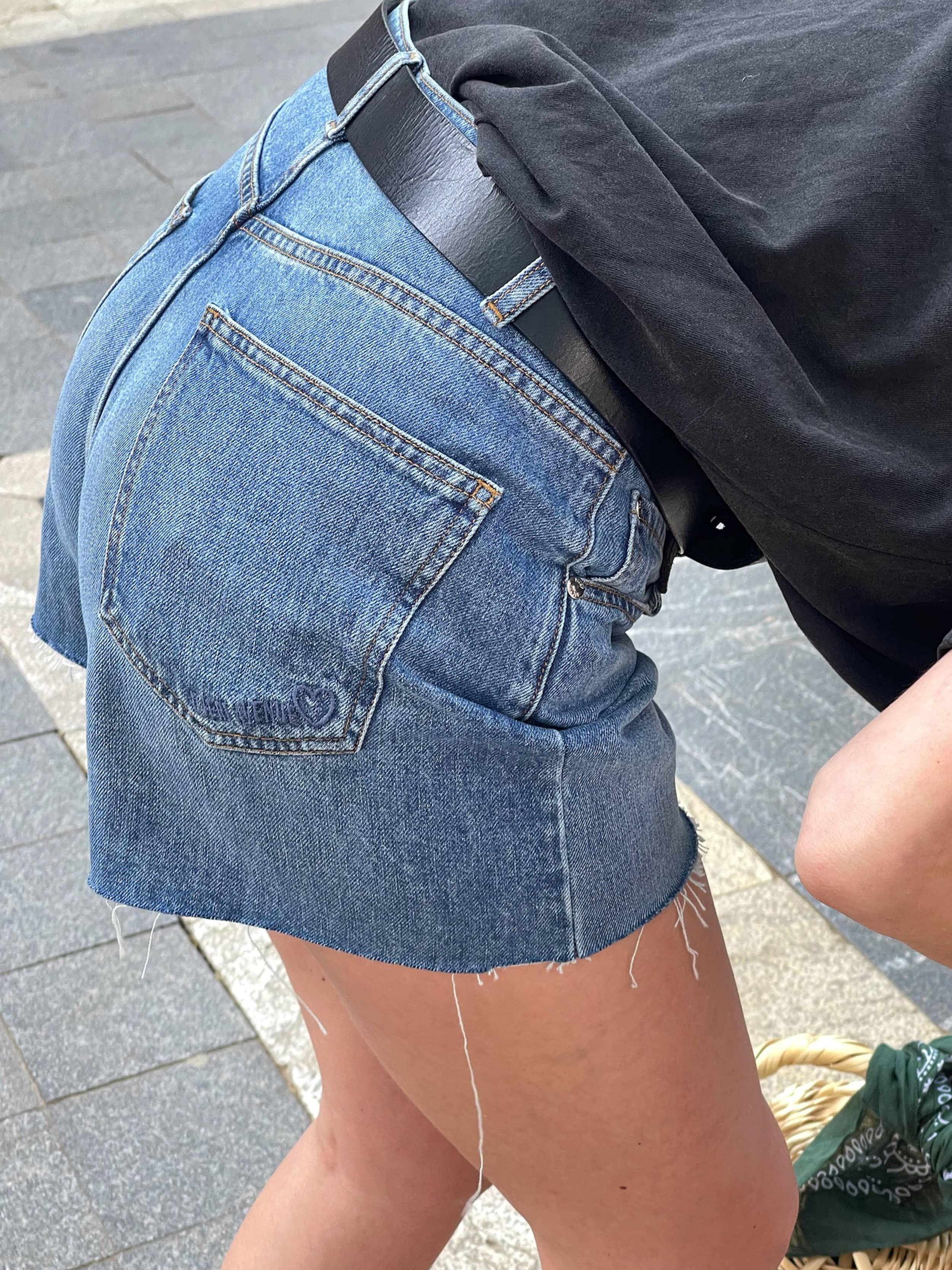 Denim Shorts Vintage Blue - Vintage Blue | Djerf Avenue