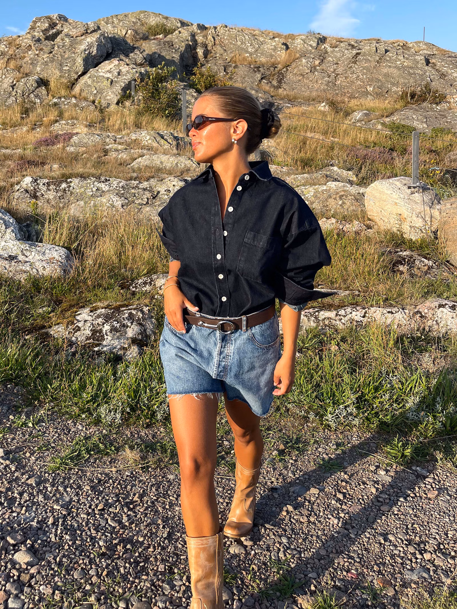 Denim Shorts Vintage Blue