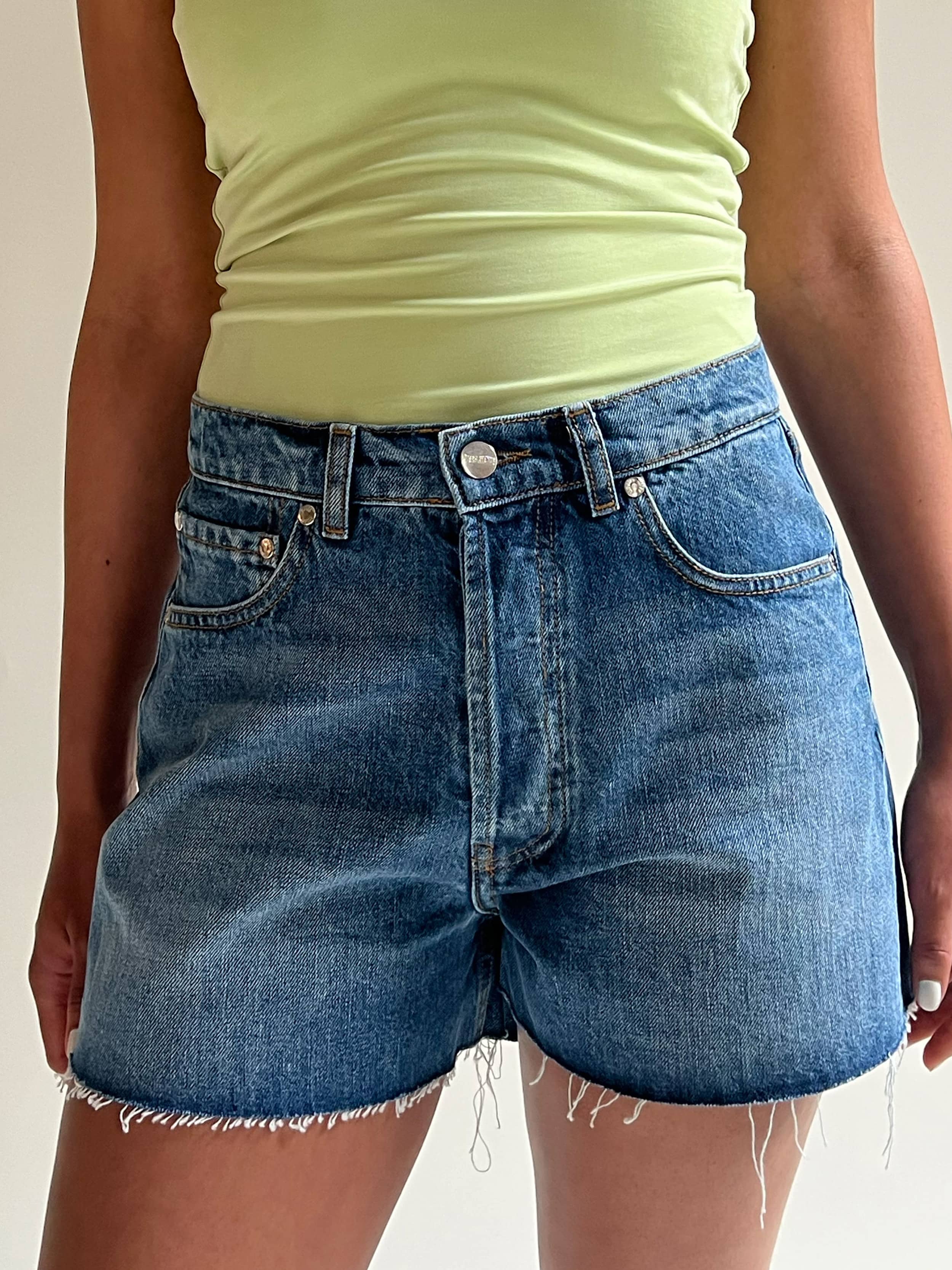 Denim Shorts Vintage Blue - Vintage Blue | Djerf Avenue
