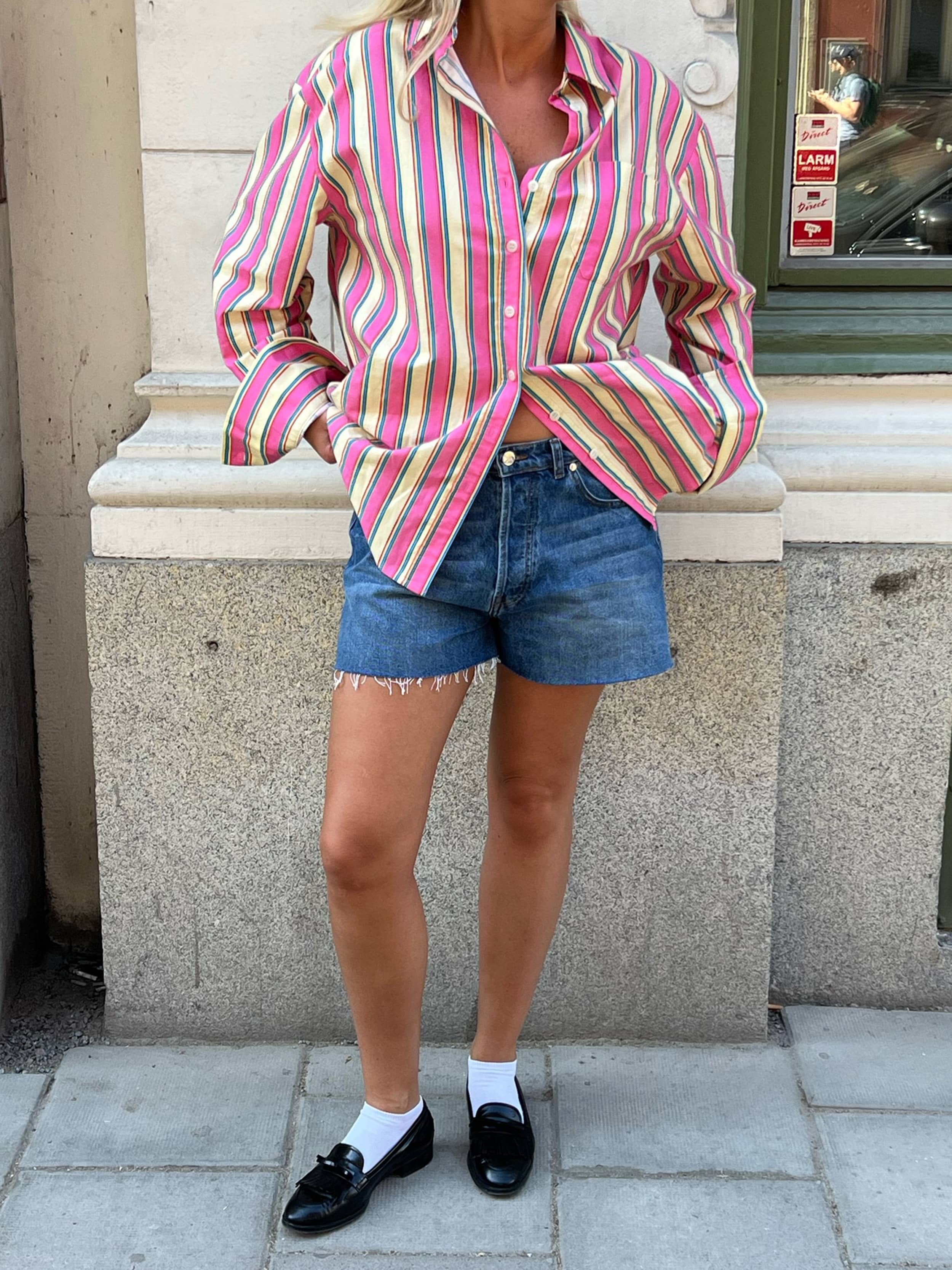 Denim Shorts Vintage Blue - Vintage Blue | Djerf Avenue