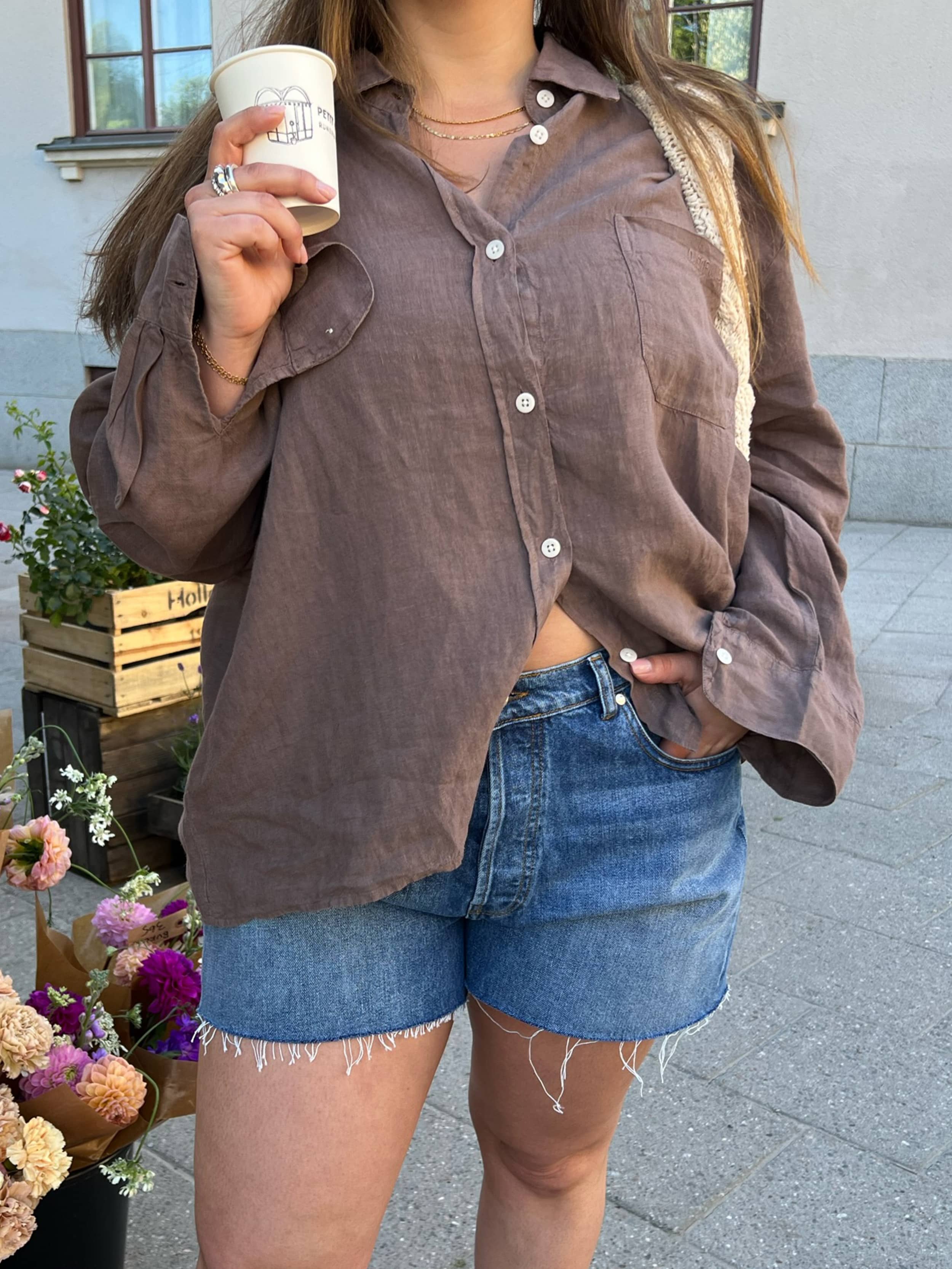 Denim Shorts Vintage Blue - Vintage Blue | Djerf Avenue