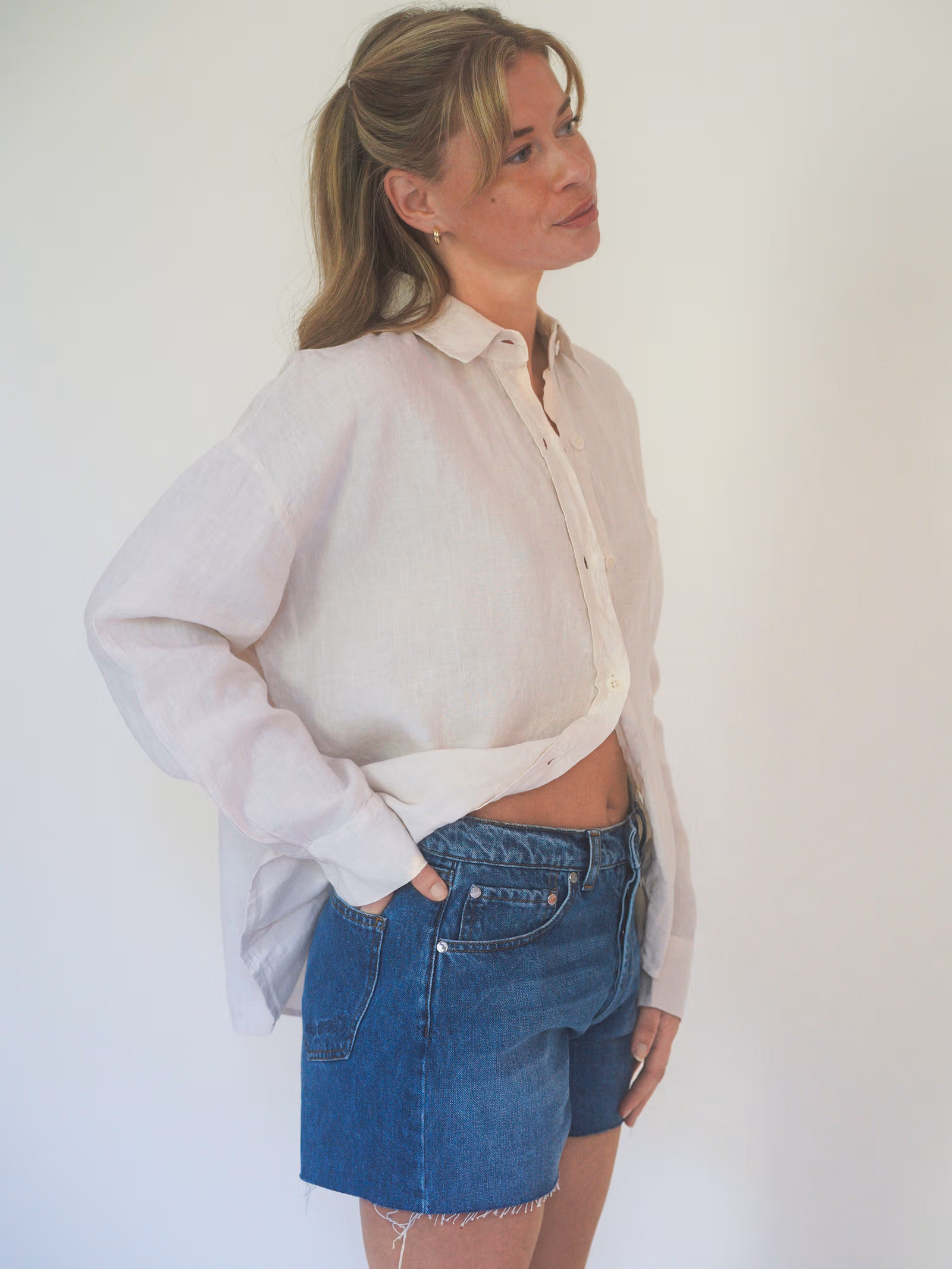 Denim Shorts Vintage Blue