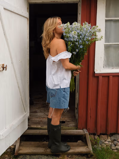 Denim Shorts Vintage Blue