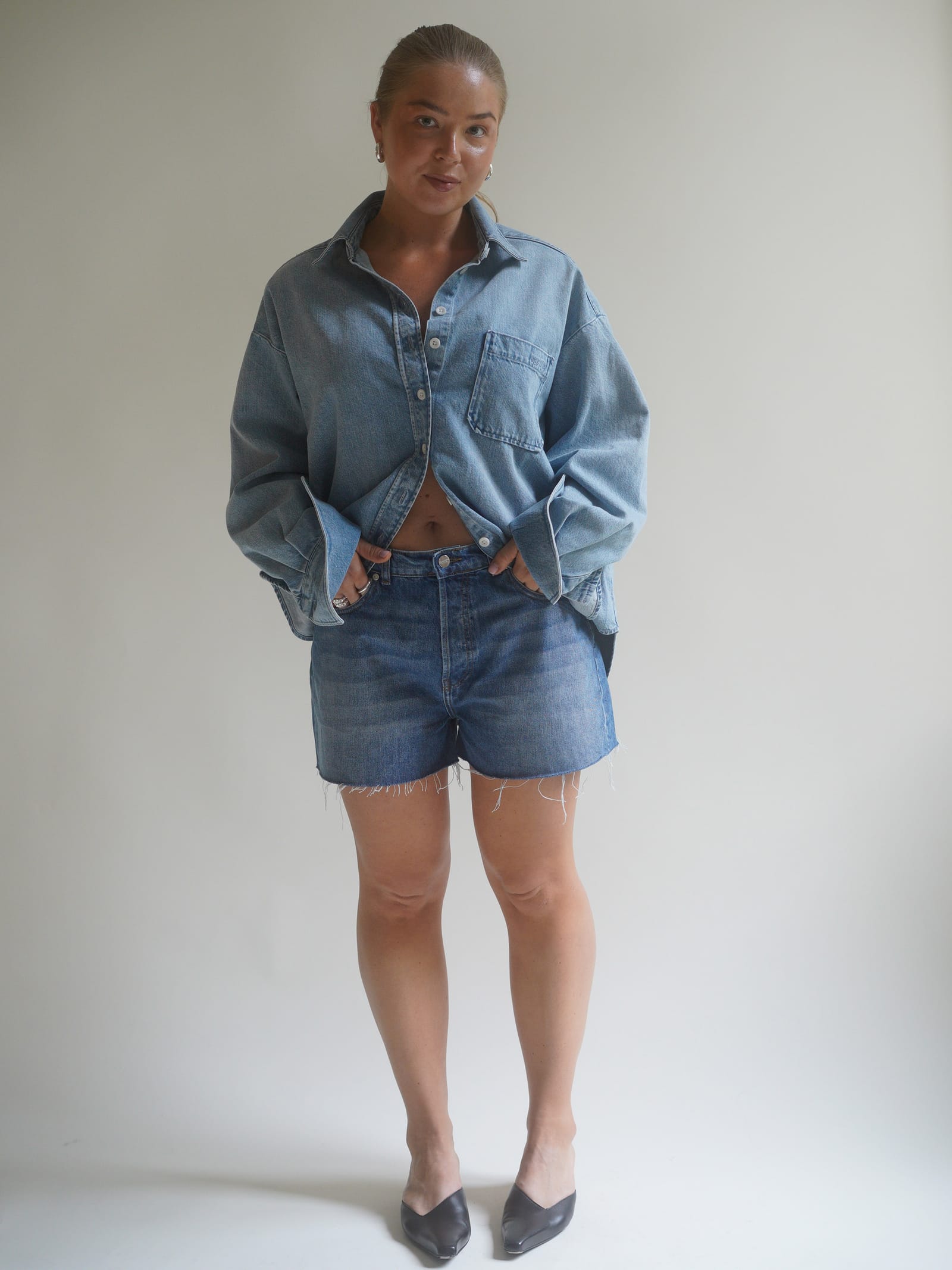 Denim Shorts Vintage Blue