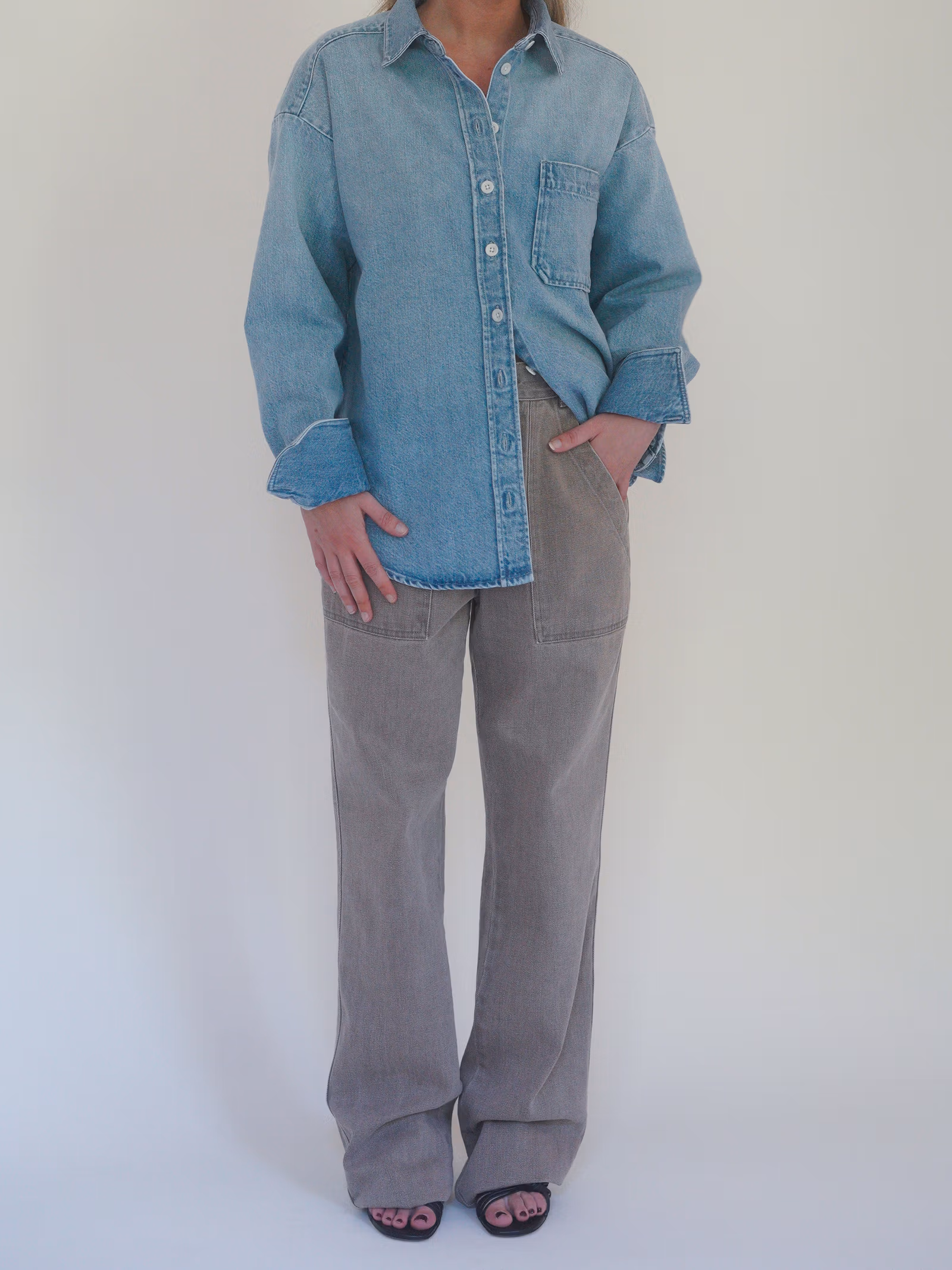 Denim Shirt Washed Blue