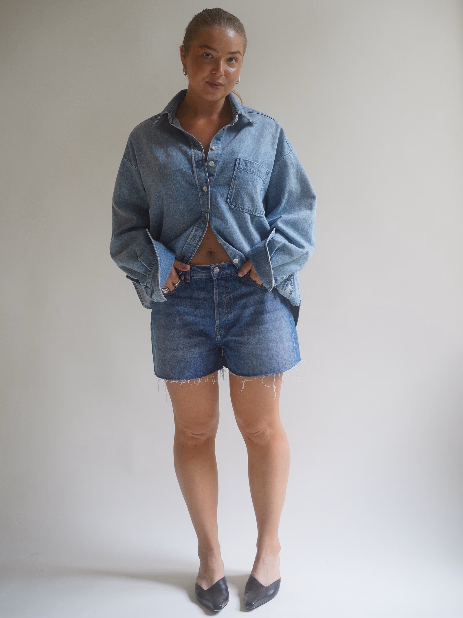 Denim Shirt Washed Blue