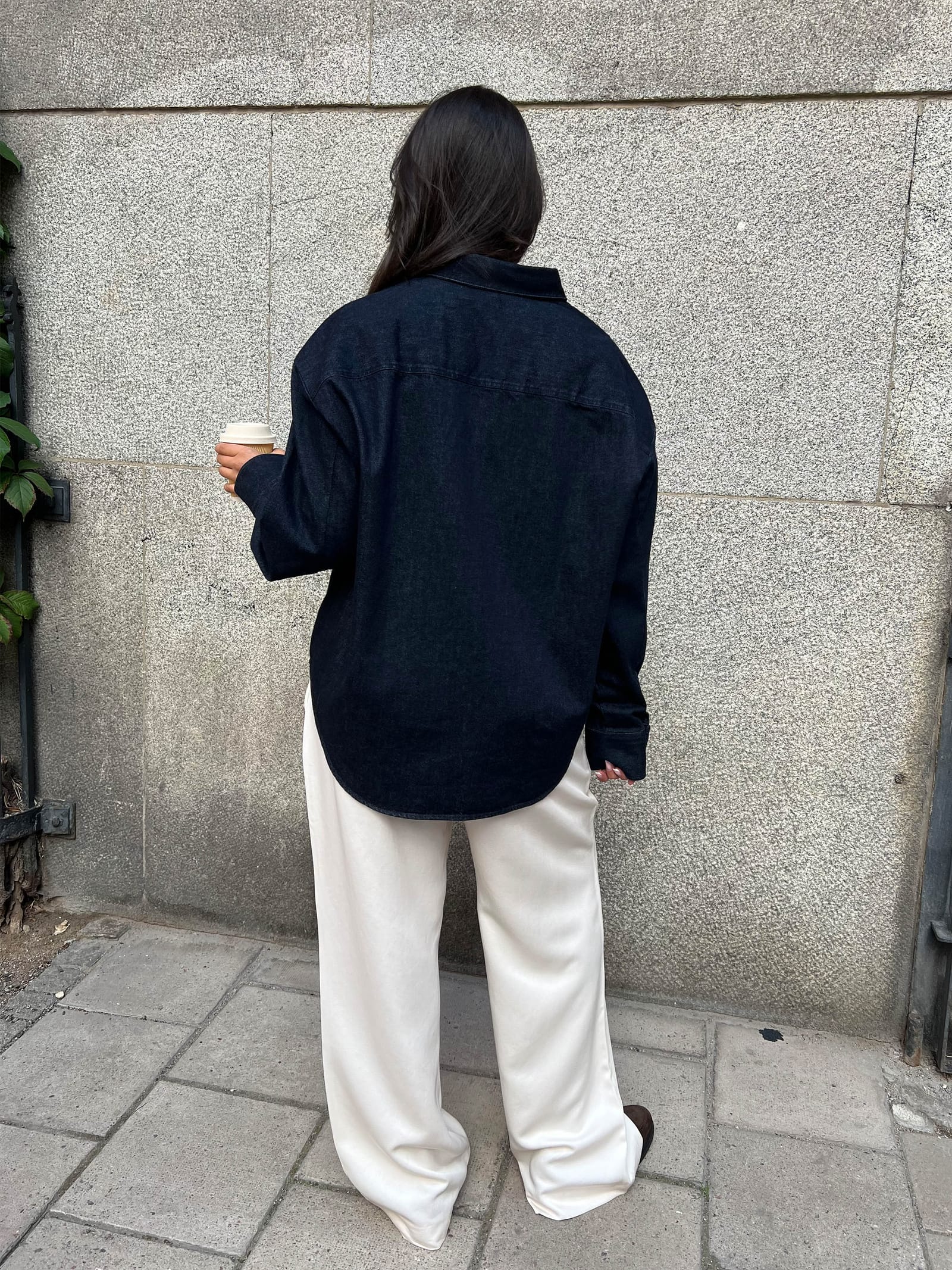 Denim Shirt Dark Blue