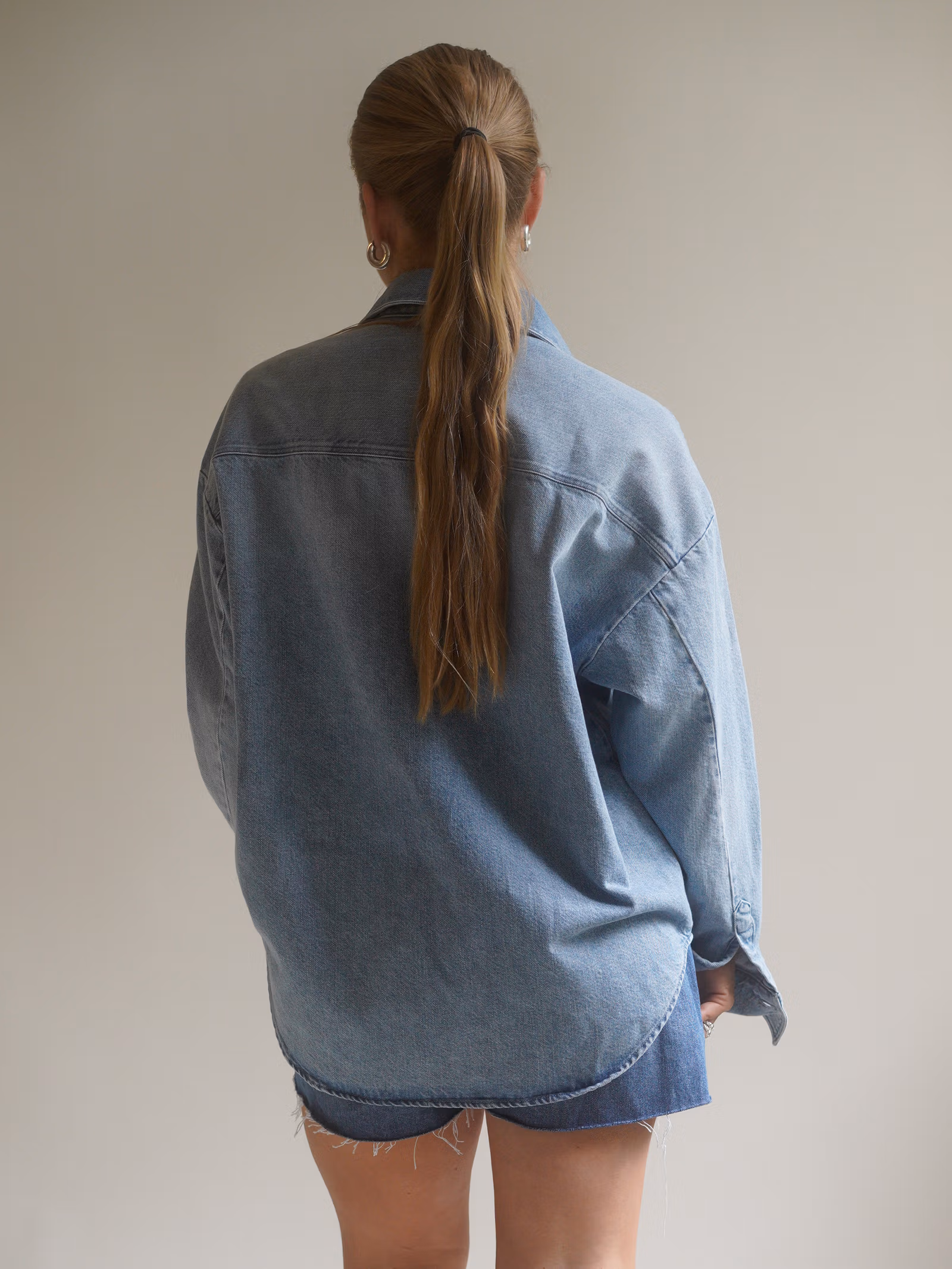 Denim Shirt Washed Blue
