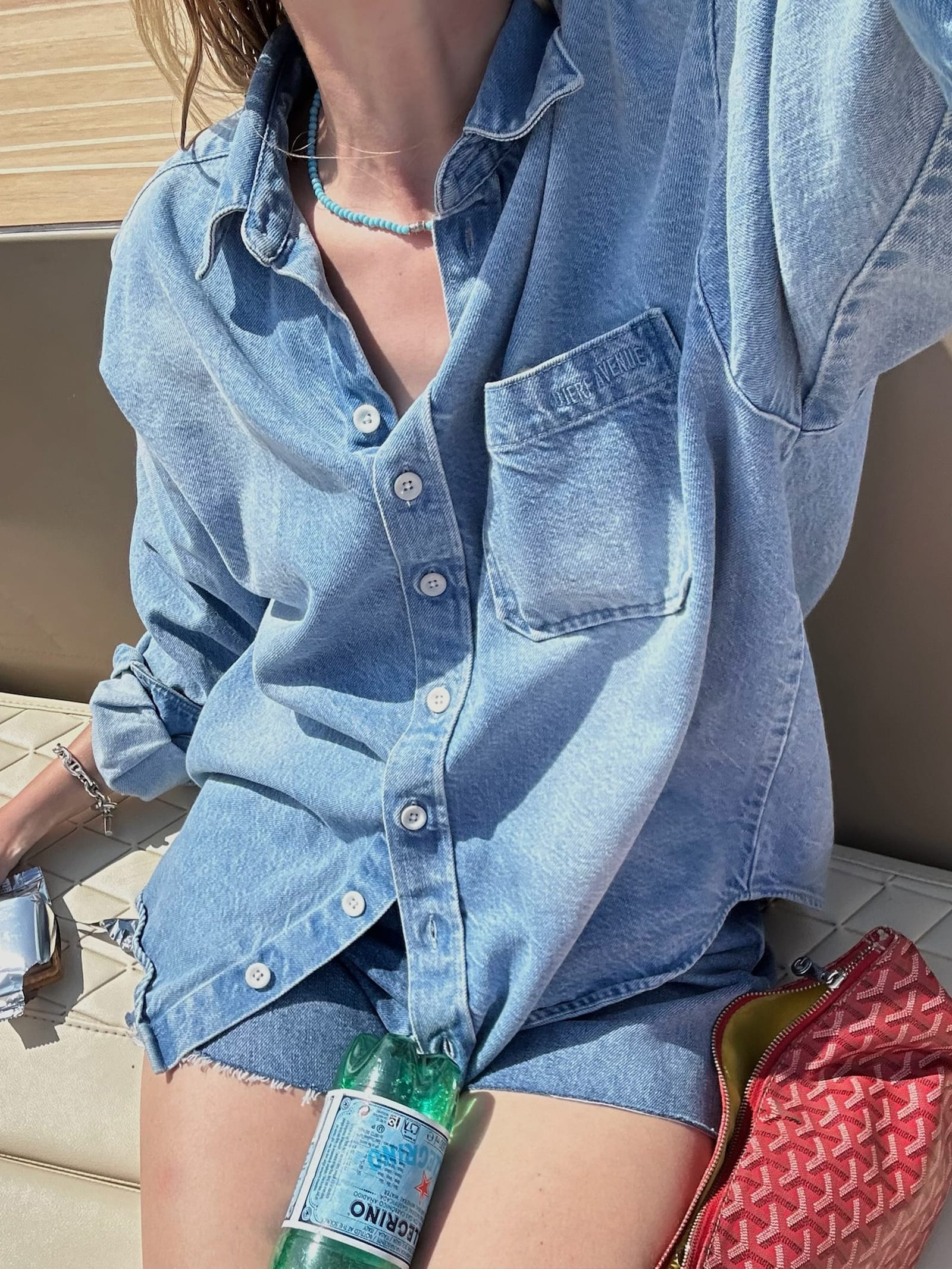 Denim Shirt Washed Blue