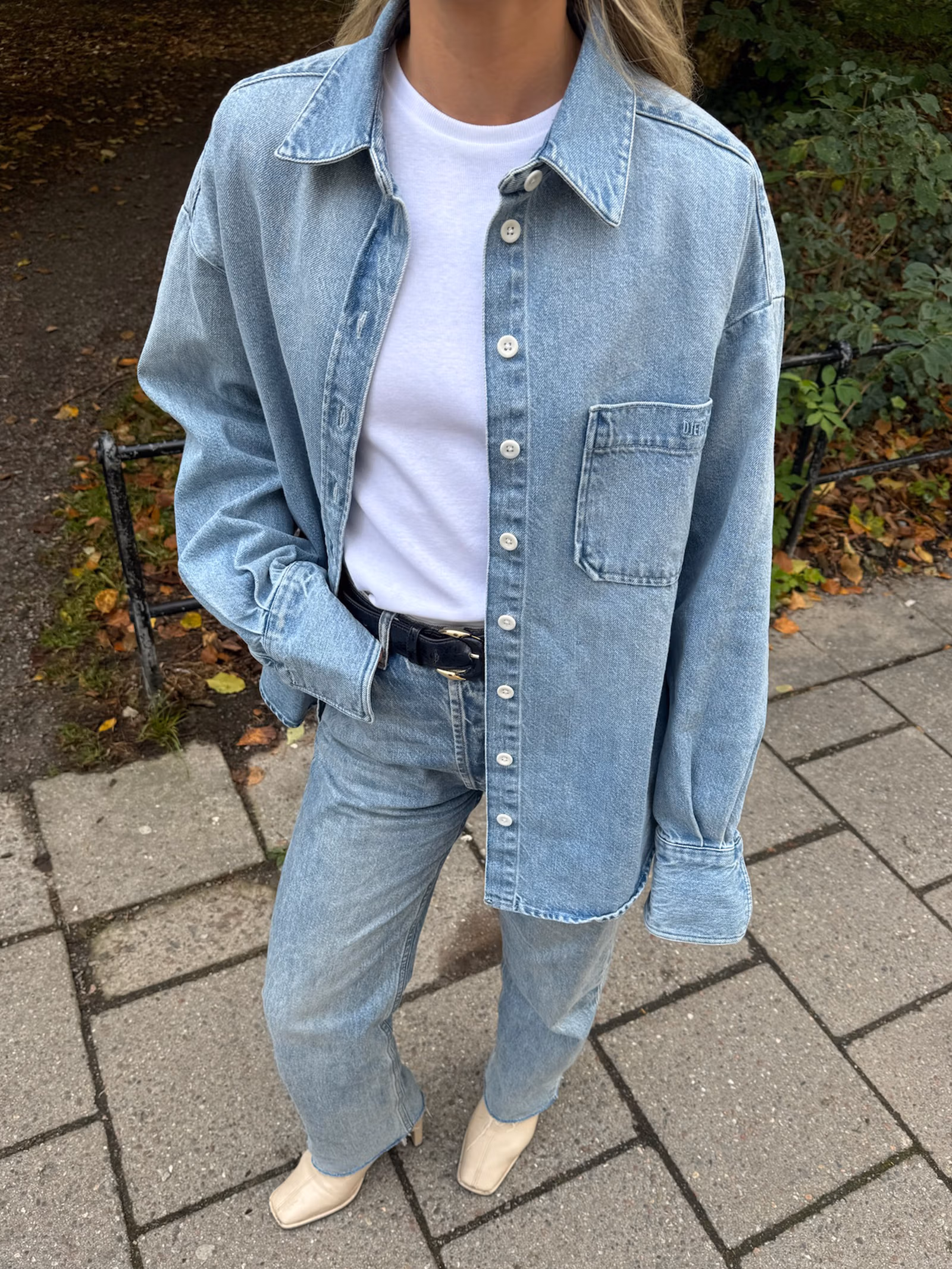 Denim Shirt Washed Blue