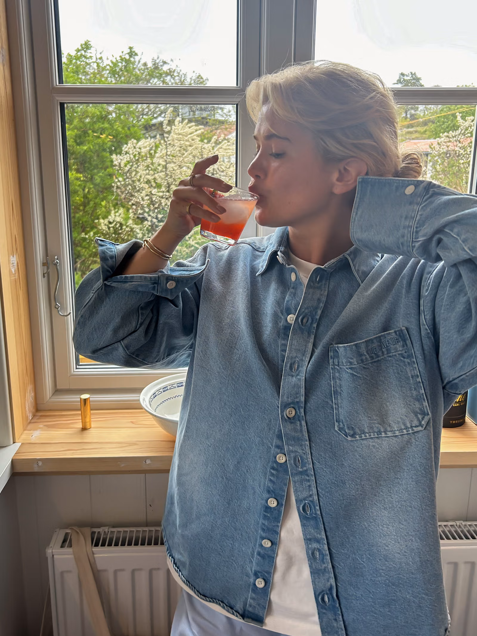 Denim Shirt Washed Blue