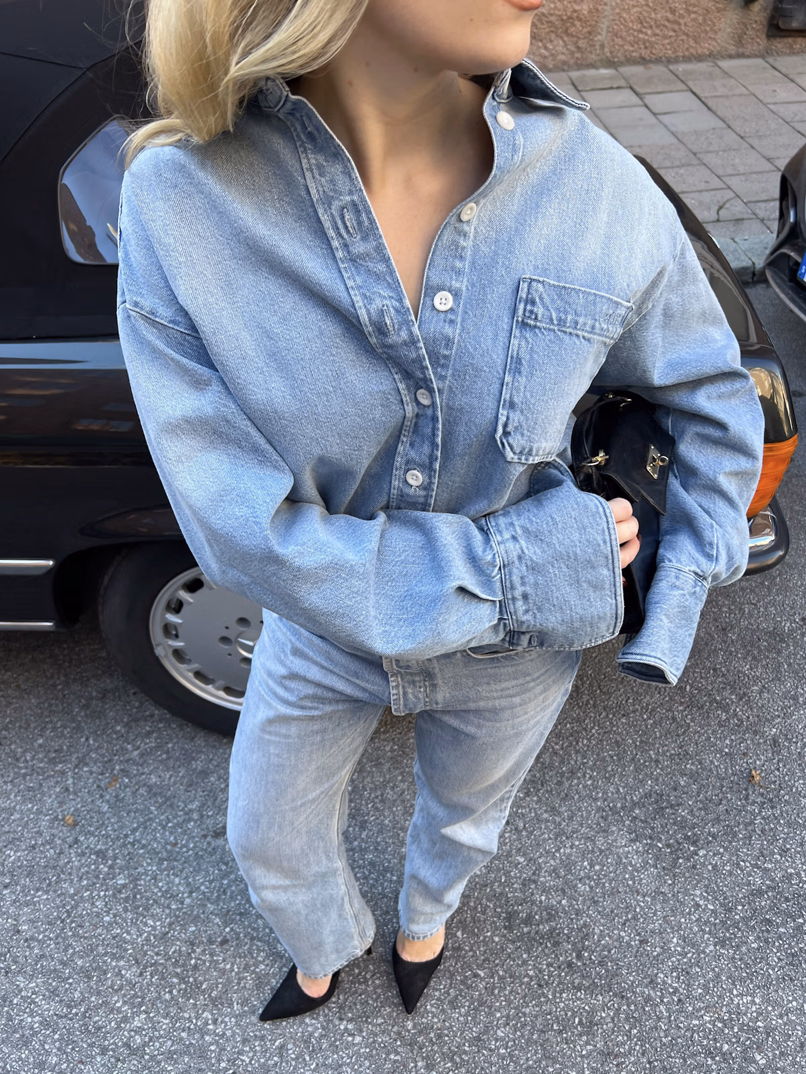 Denim Shirt Washed Blue