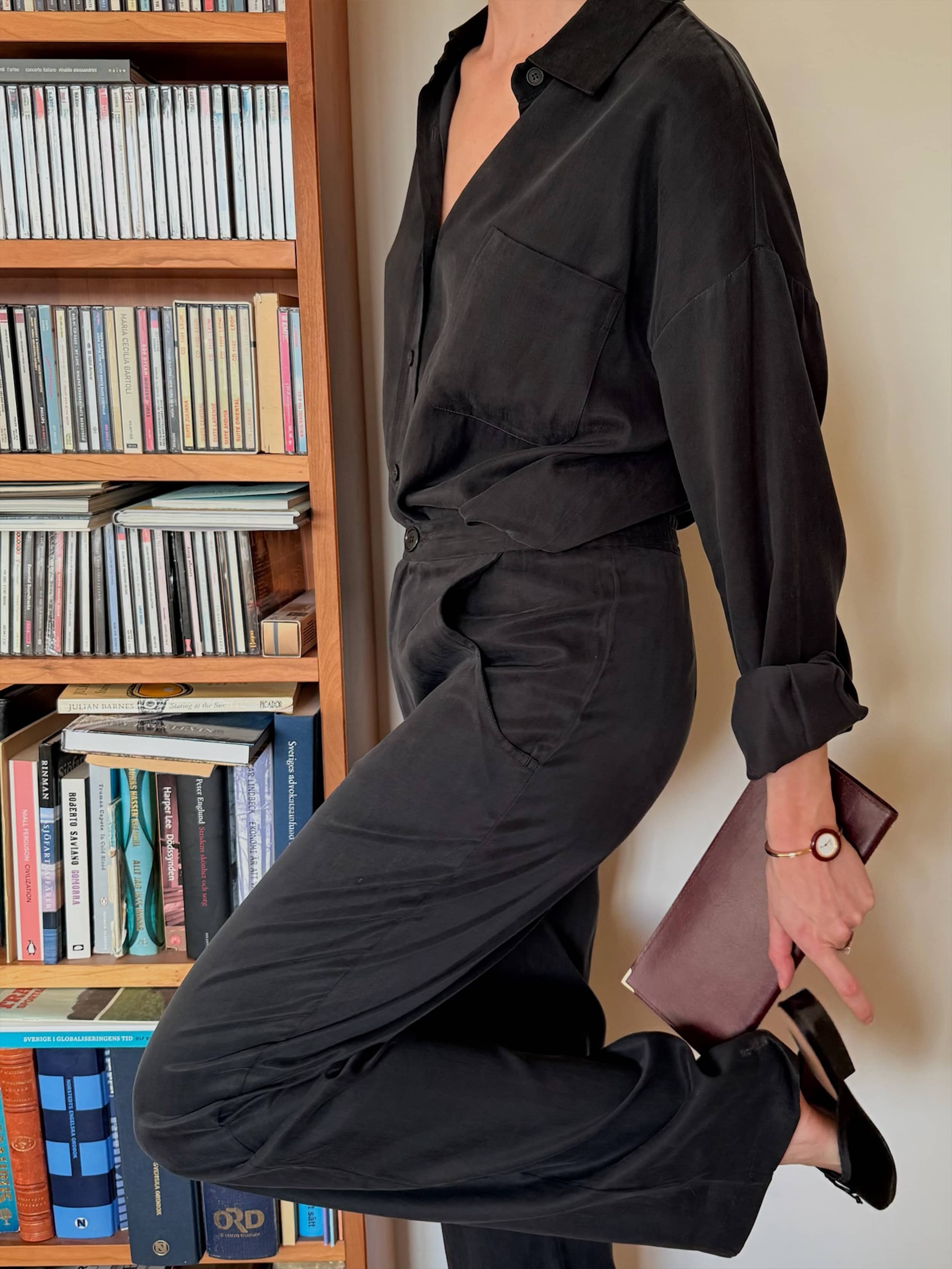 On The Go Shirt Ash - Ash | Djerf Avenue