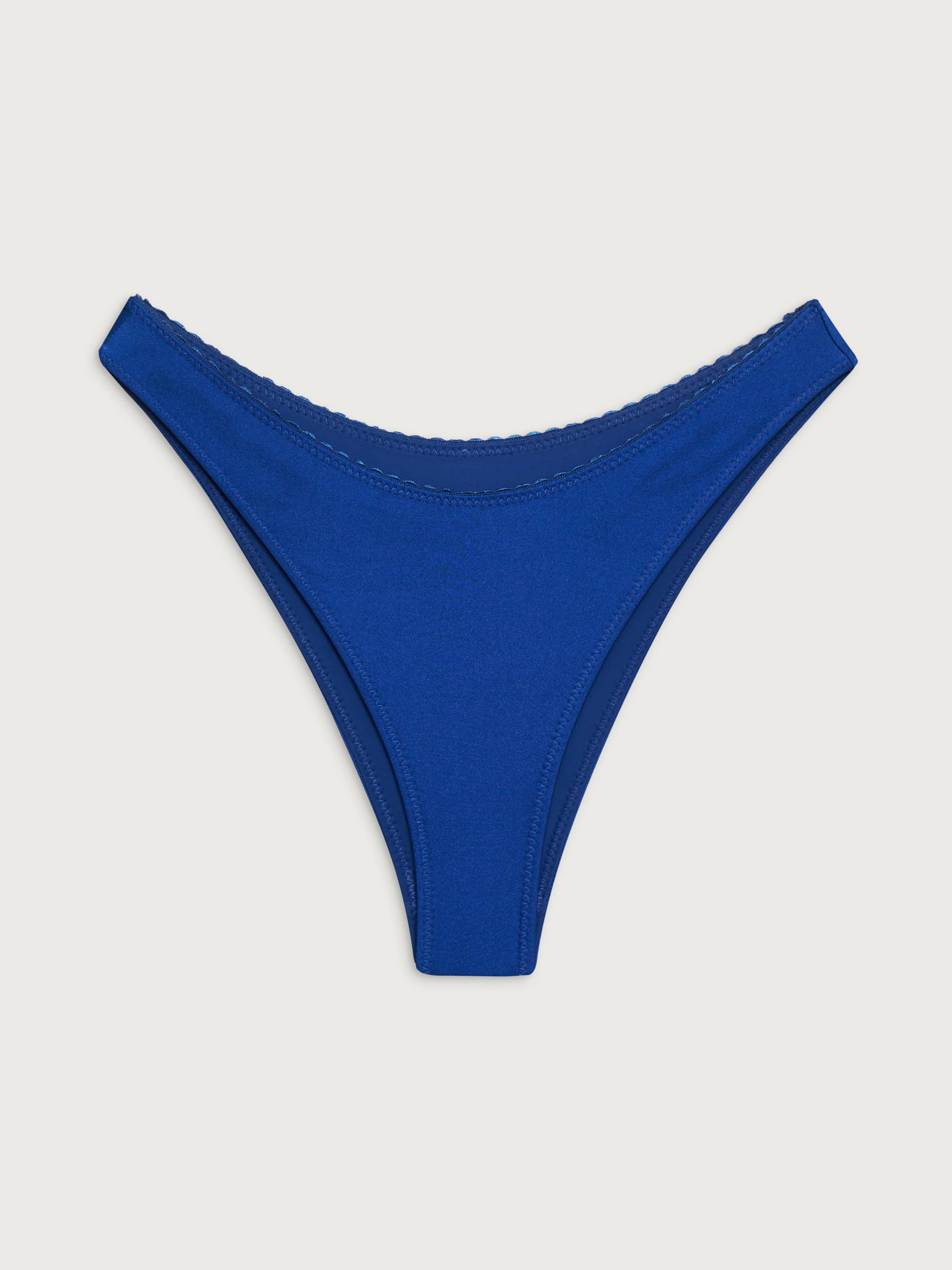 Dove Satin Bikini Bottom Deep Blue - Deep Blue | Djerf Avenue