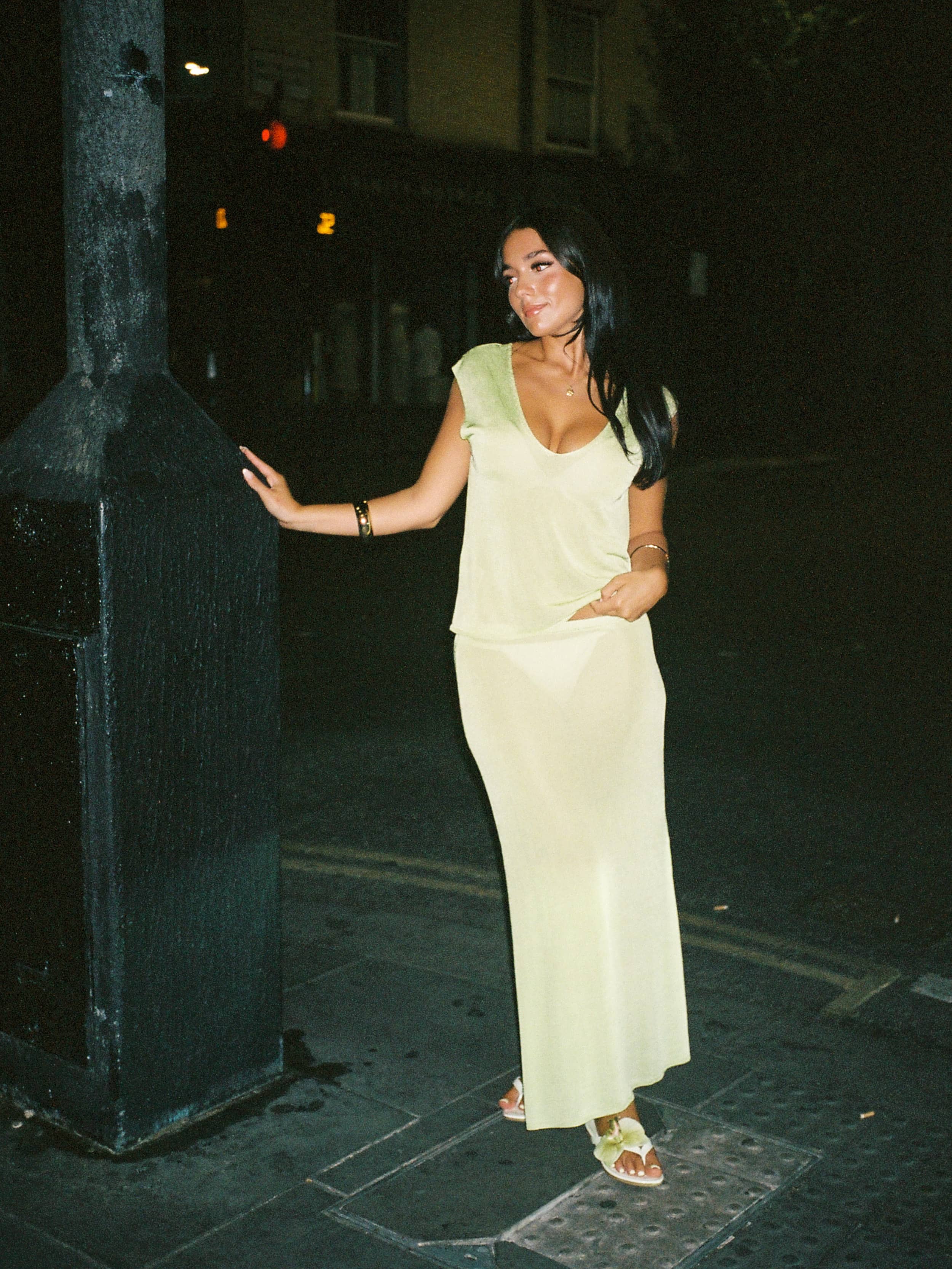 Peridot Skirt Green | Djerf Avenue