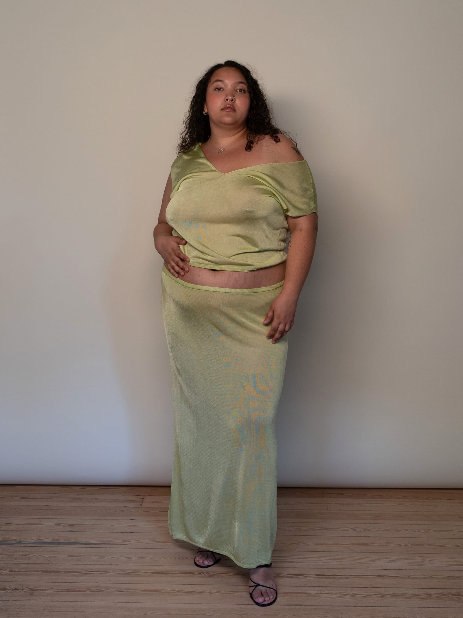 Peridot Skirt Green