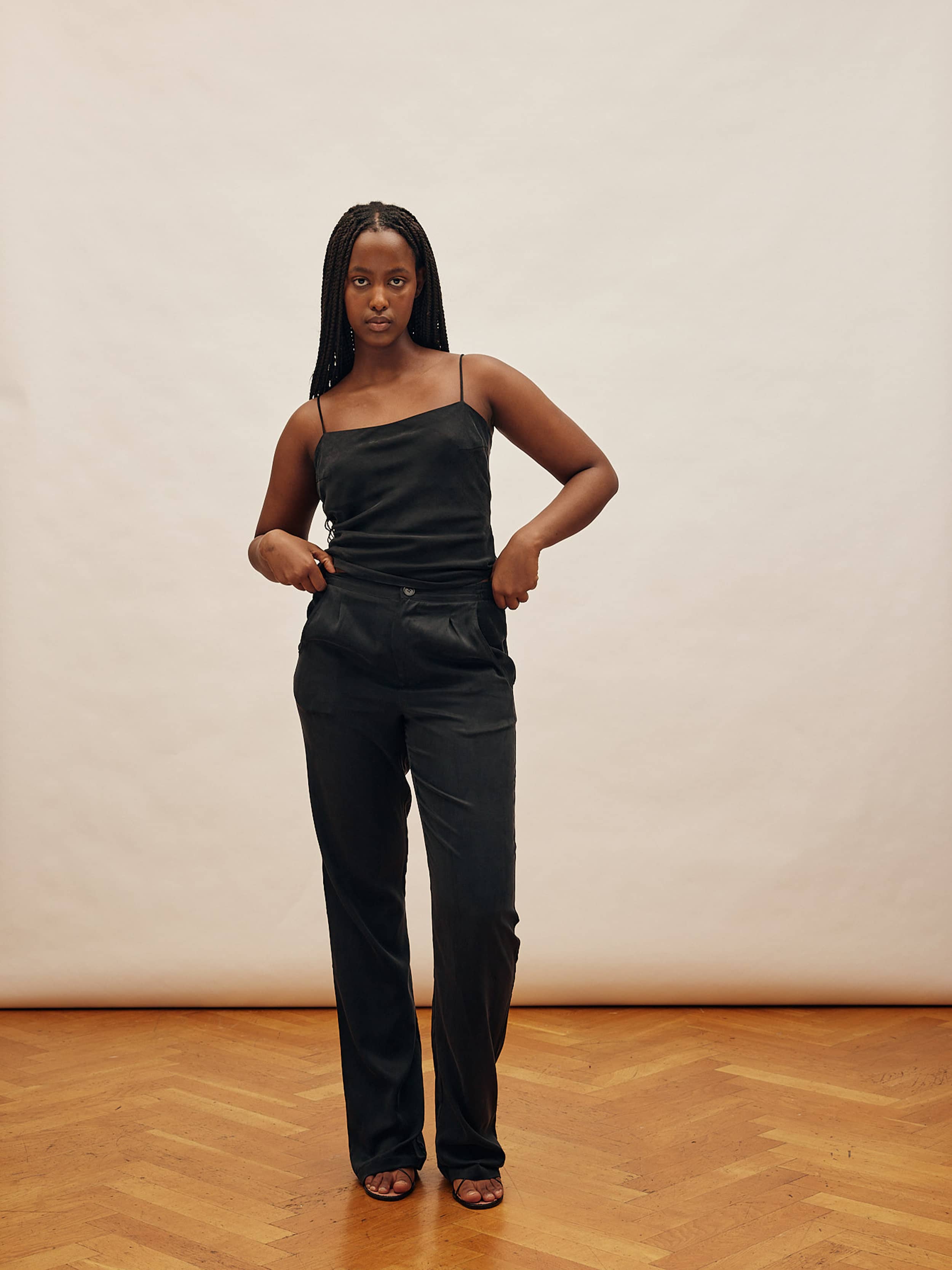 On The Go Pants Ash - Tall - Ash | Djerf Avenue