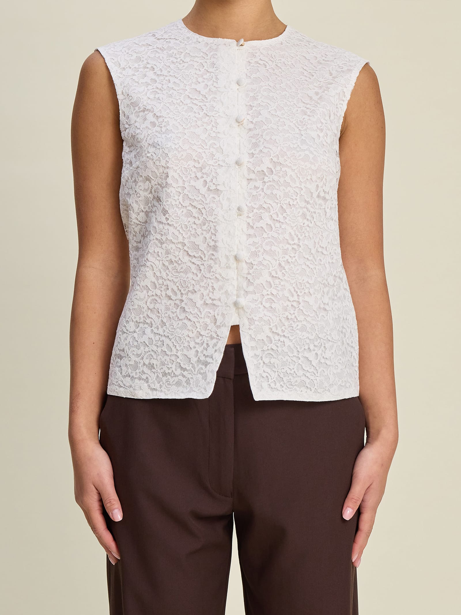 Begin Again Top White